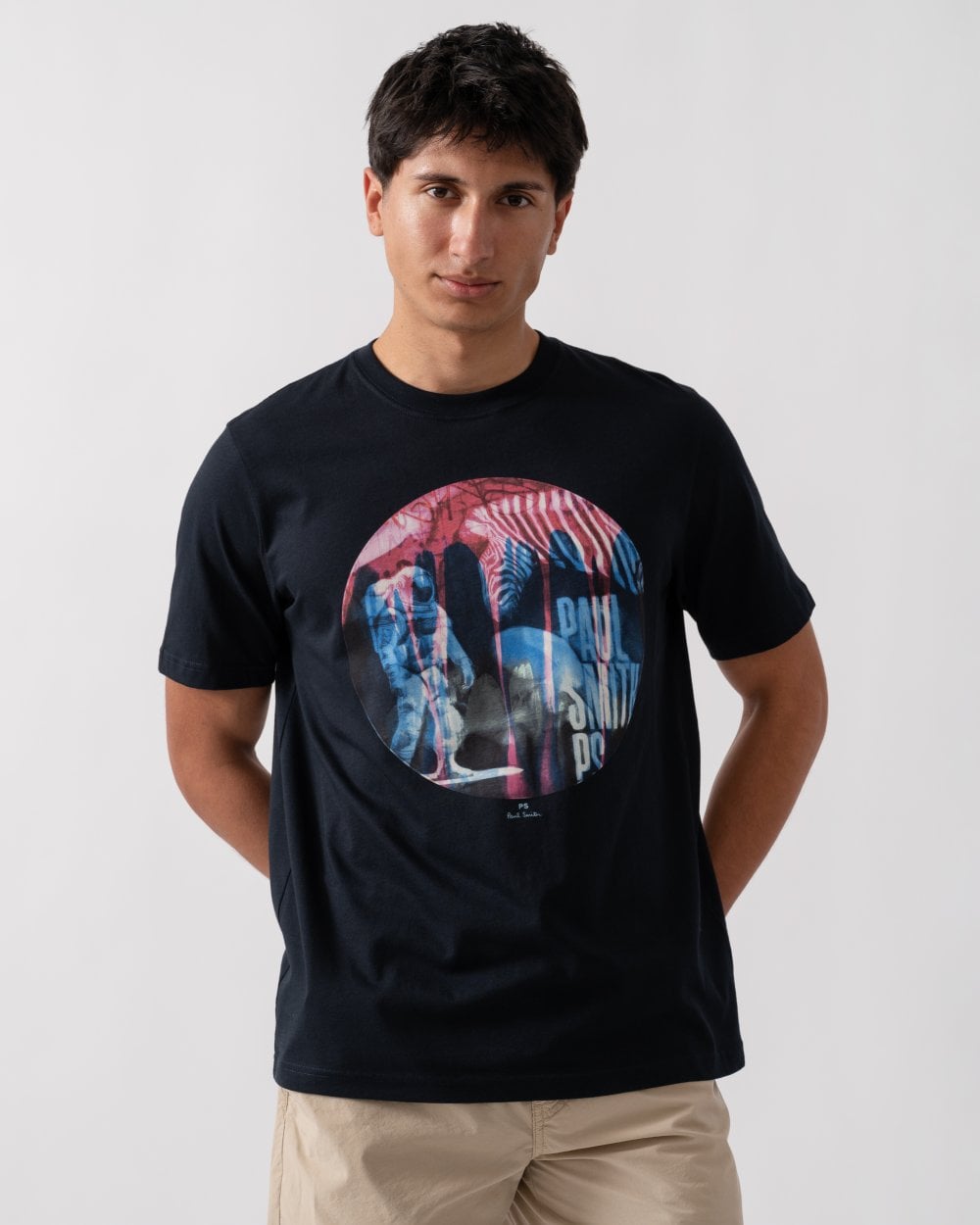 Paul Smith PS Paul Smith Mens Regular Fit Short Sleeve Astronaut T-Shirt
