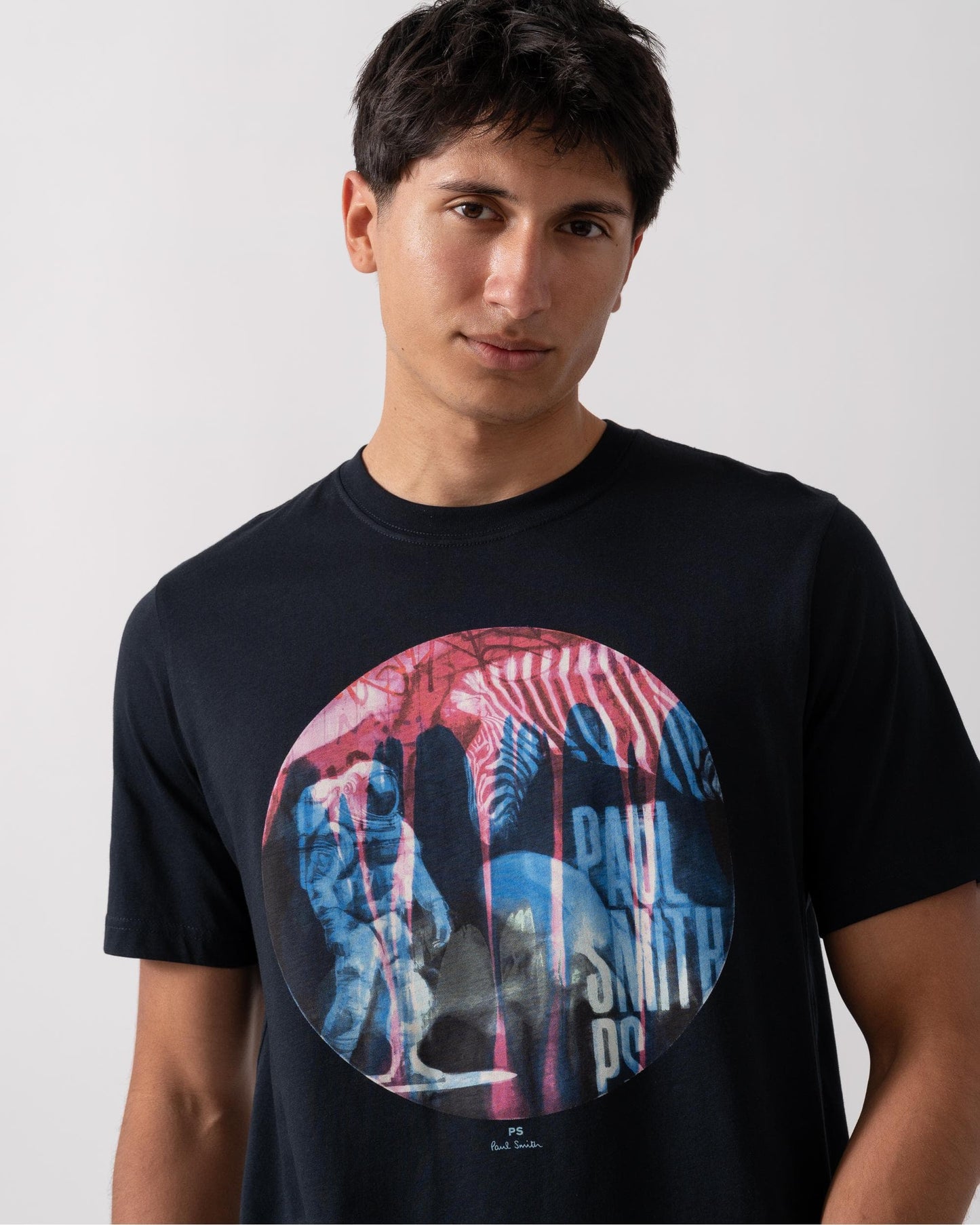 Paul Smith PS Paul Smith Mens Regular Fit Short Sleeve Astronaut T-Shirt