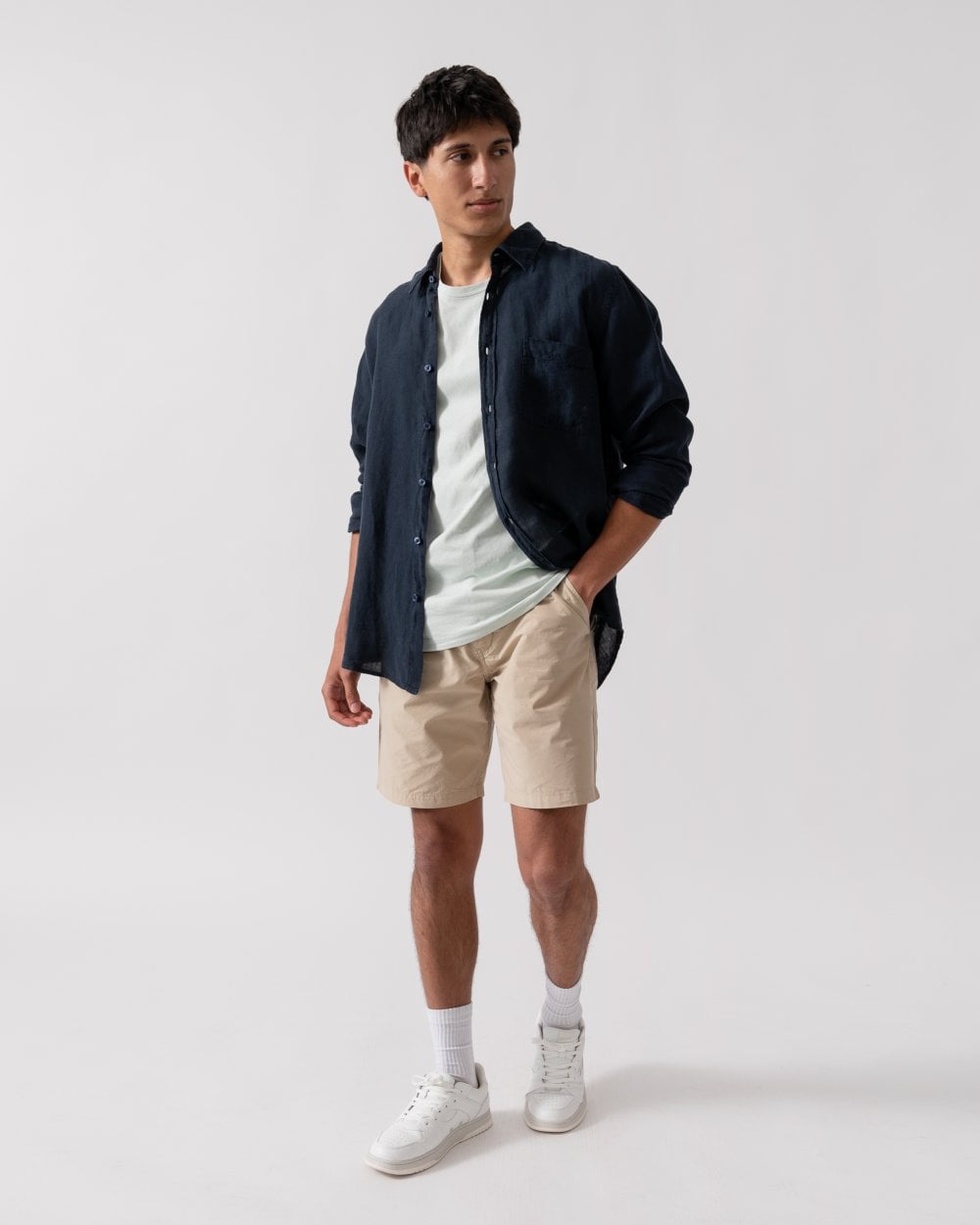 BOSS Orange Relegant 6 Mens Long Sleeve Shirt 50537381 - Dark Blue 404