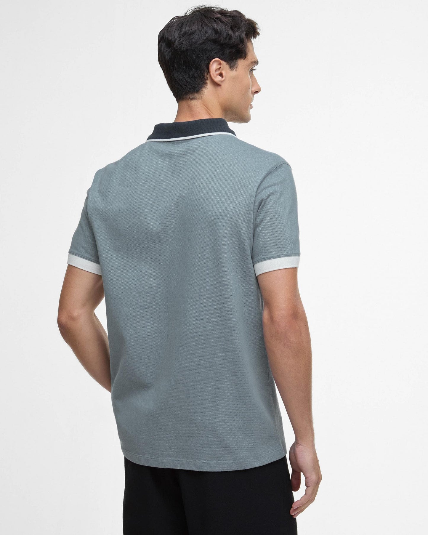 Barbour International Howall Mens Polo - Washed Blue