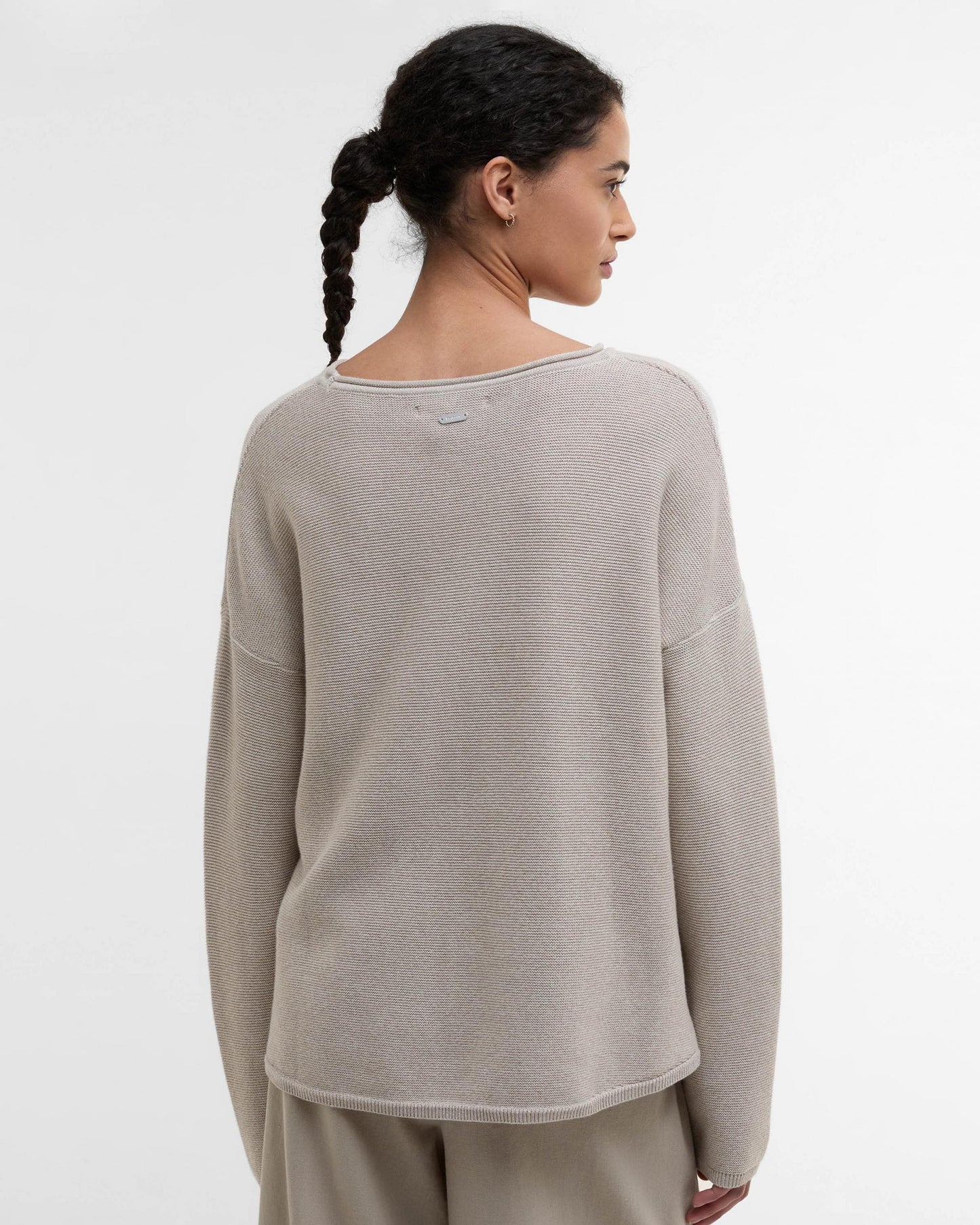 Barbour Marine Womens Jumper - Light Sand