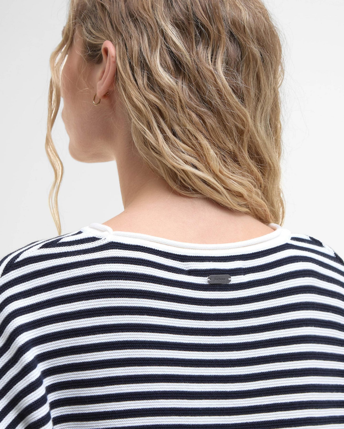 Barbour Marine Stripe Womens Knitted Jumper - Navy Stripe