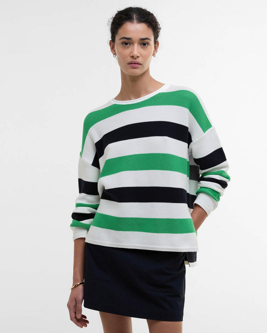 Barbour Marine Stripe Womens Knitted Jumper - Multi Stripe