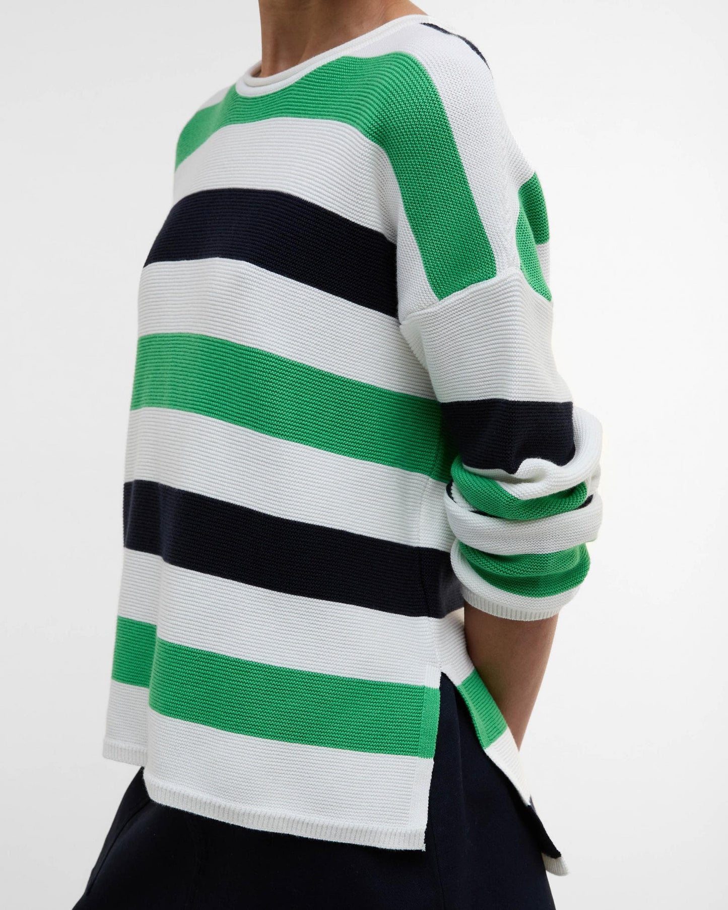 Barbour Marine Stripe Womens Knitted Jumper - Multi Stripe