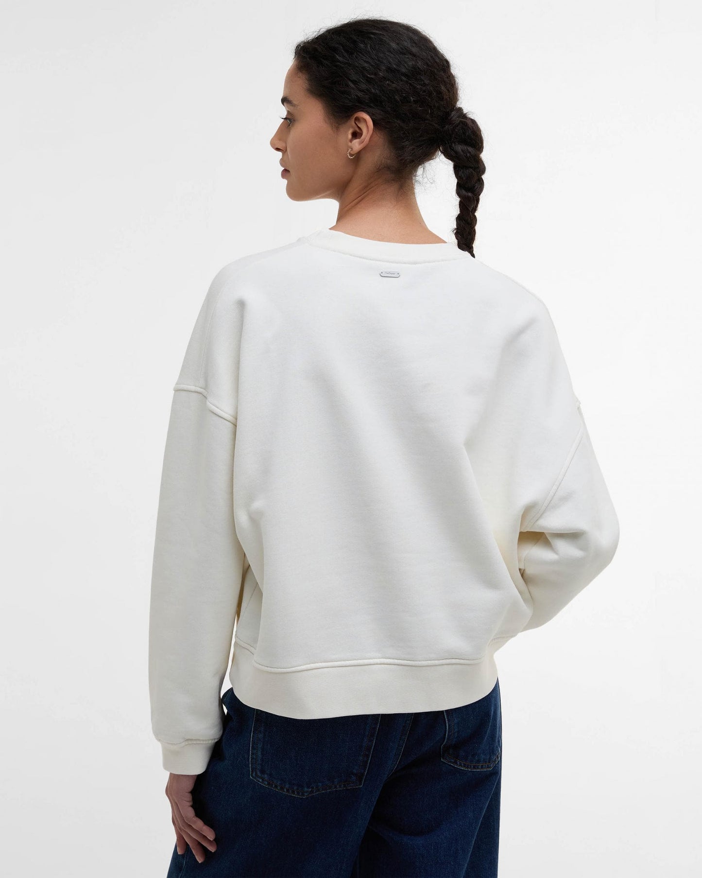 Barbour Silverdale Womens Crew Neck Sweatshirt - Neutral