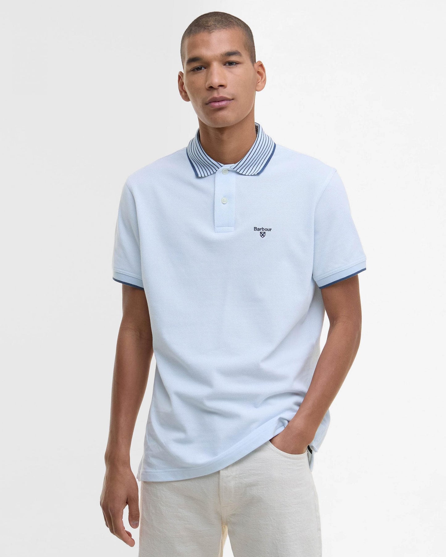Barbour Denwick Mens Tailored Polo Shirt