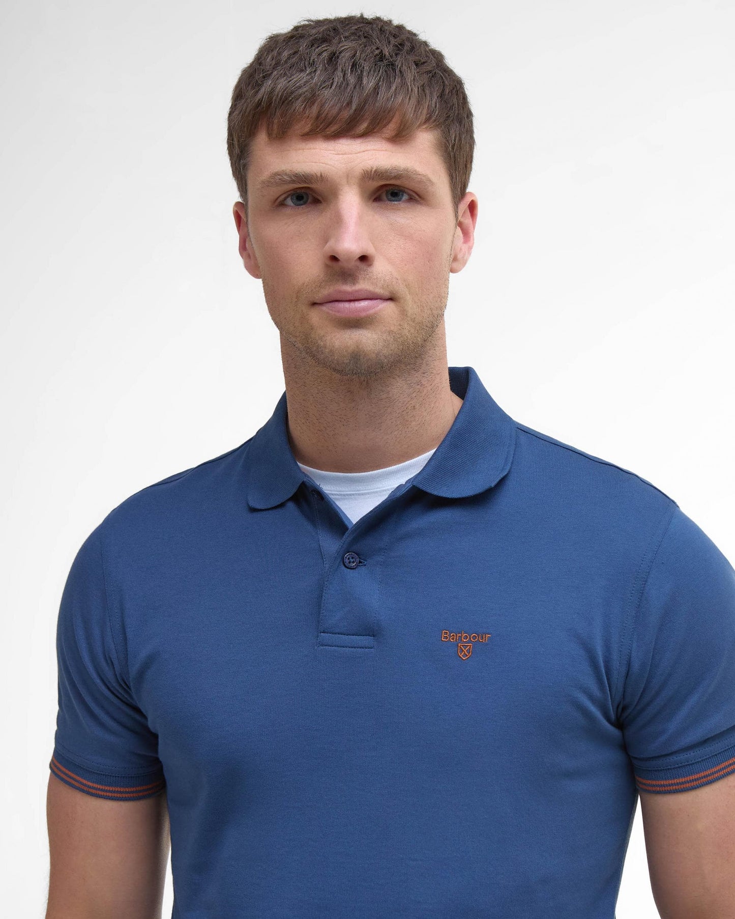 Barbour Austwick Mens Polo Shirt - Dark Denim