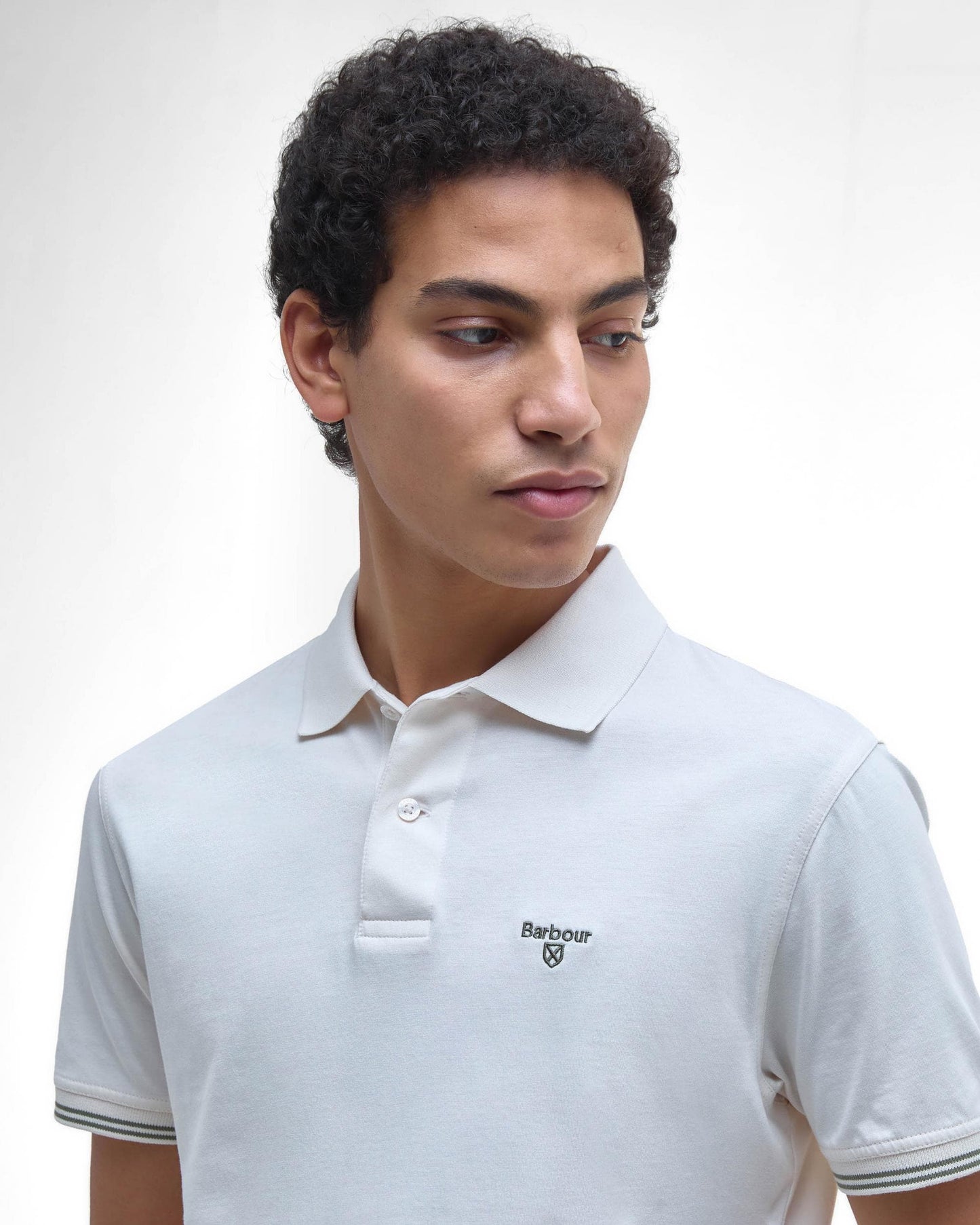 Barbour Austwick Mens Polo Shirt - Whisper White