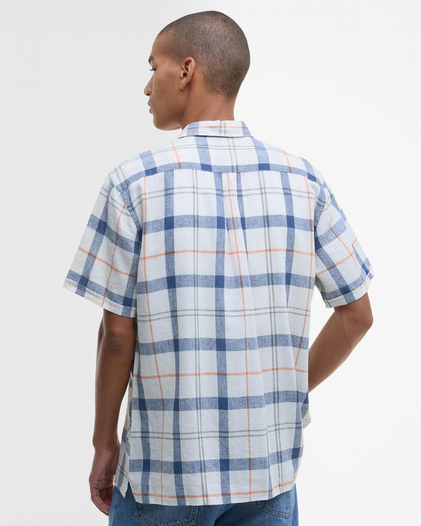 Barbour Croft Mens Summer Shirt - Sea Haze Tartan