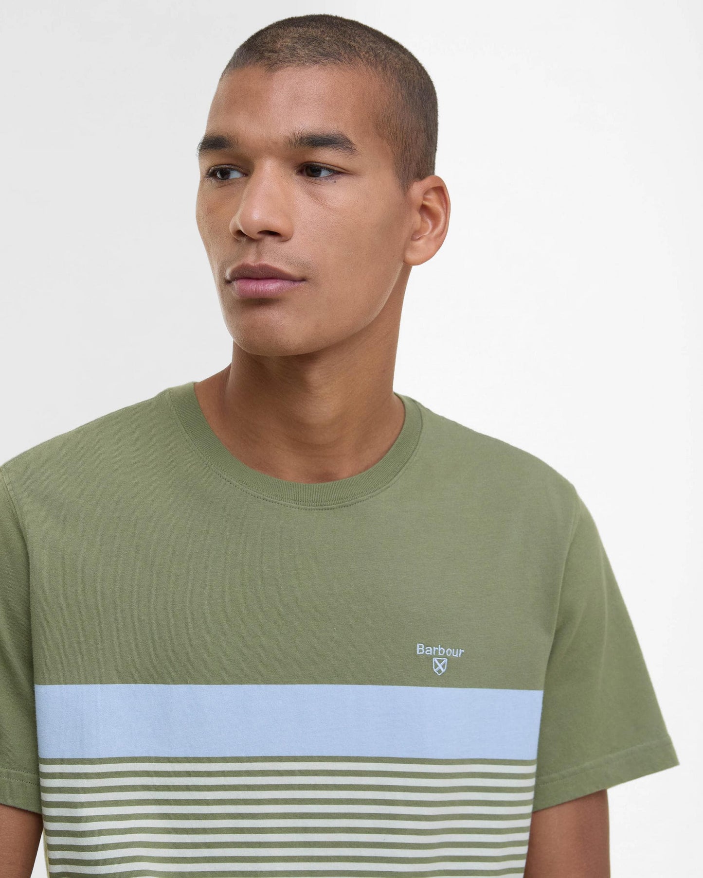 Barbour Braeside Mens Tee - Light Moss