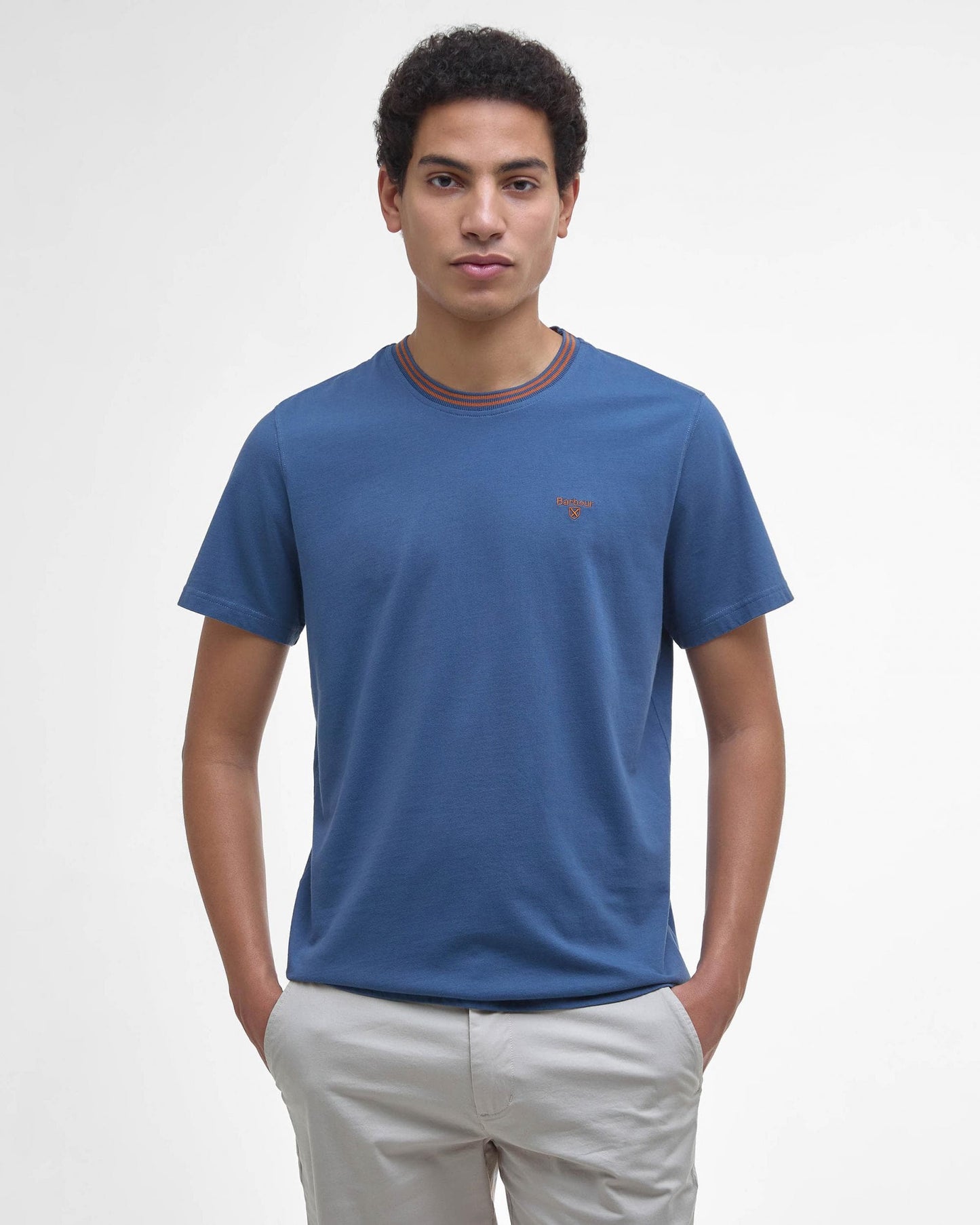 Barbour Austwick Mens T-Shirt - Dark Denim