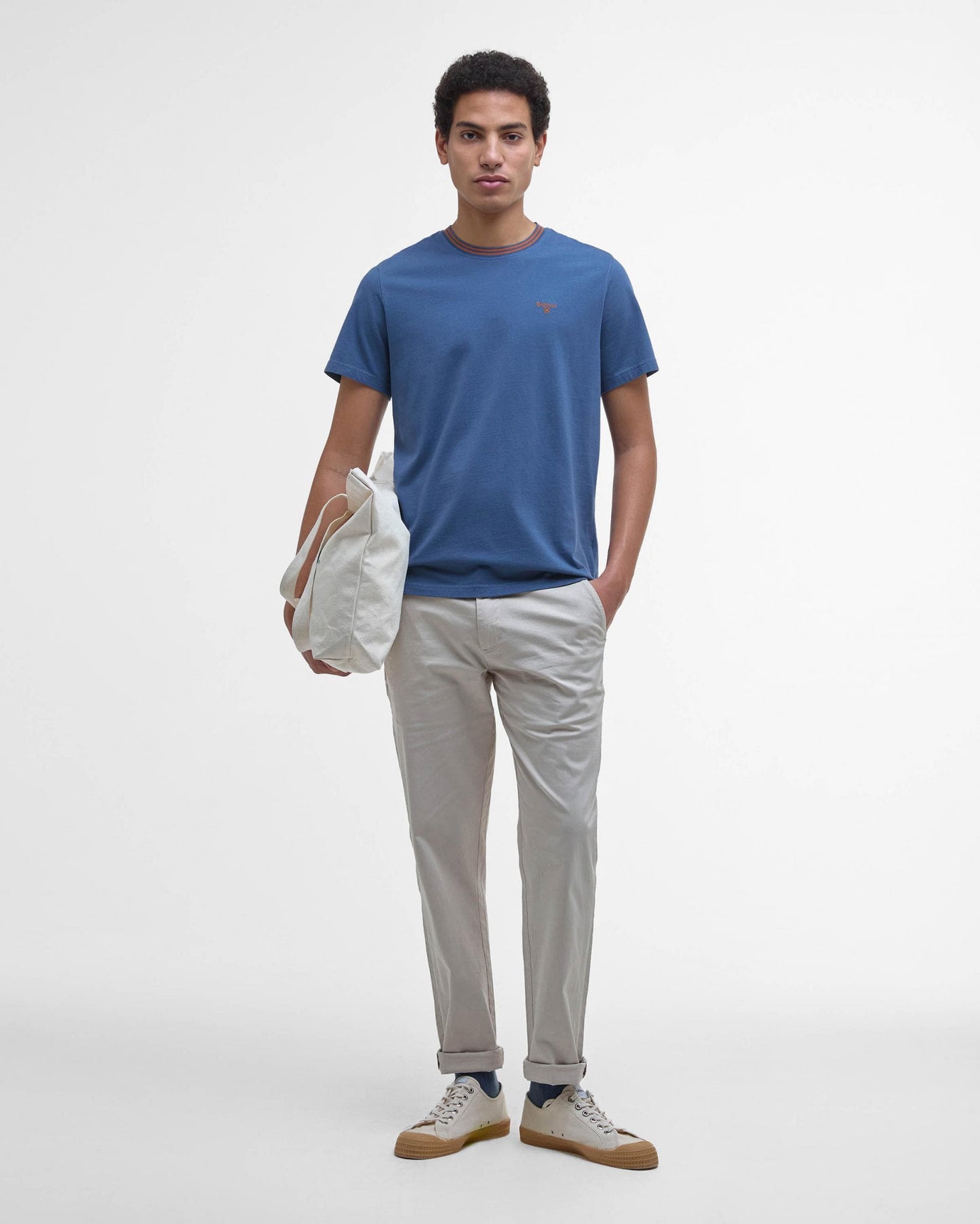 Barbour Austwick Mens T-Shirt - Dark Denim