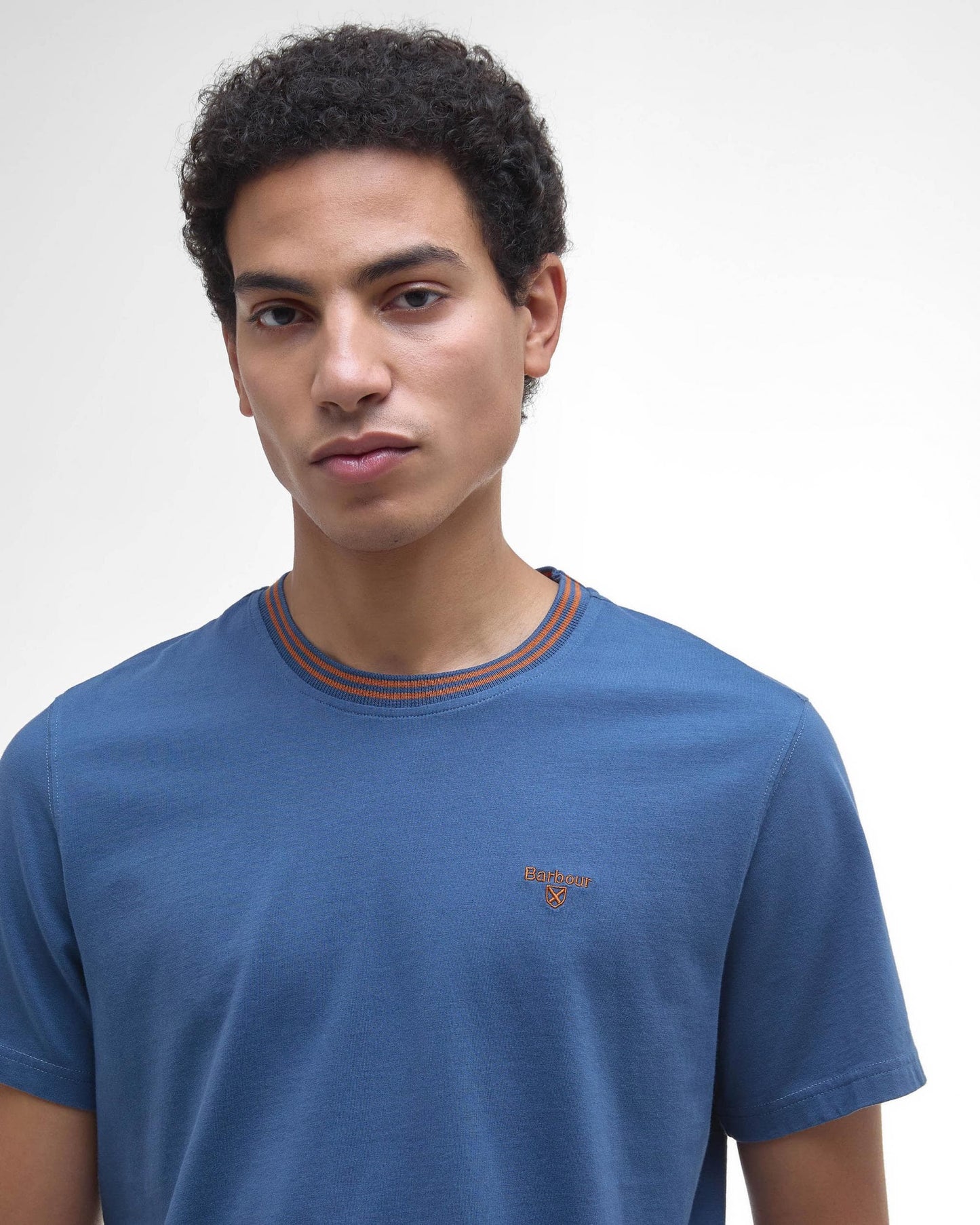 Barbour Austwick Mens T-Shirt - Dark Denim