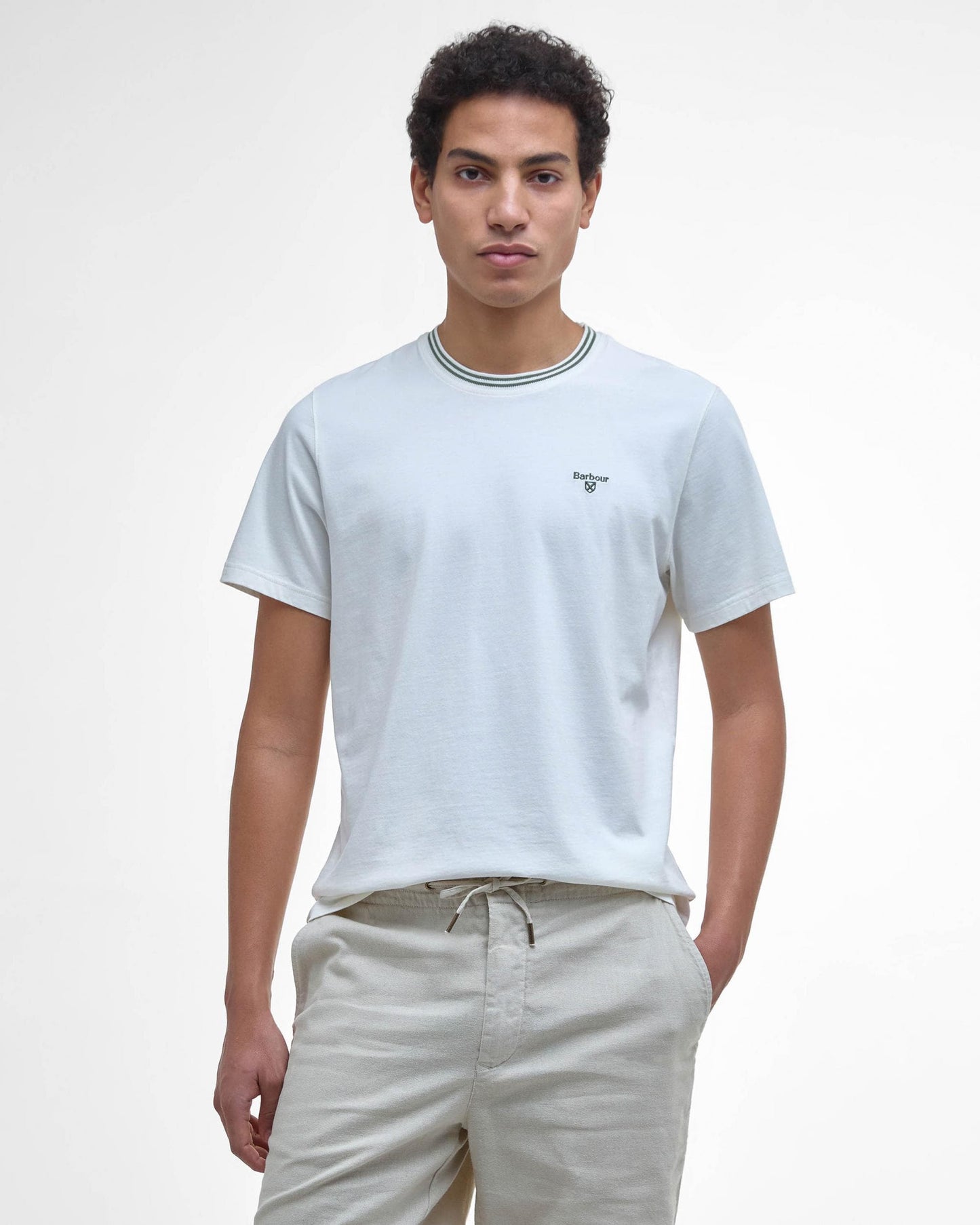 Barbour Austwick Mens T-Shirt - Whisper White