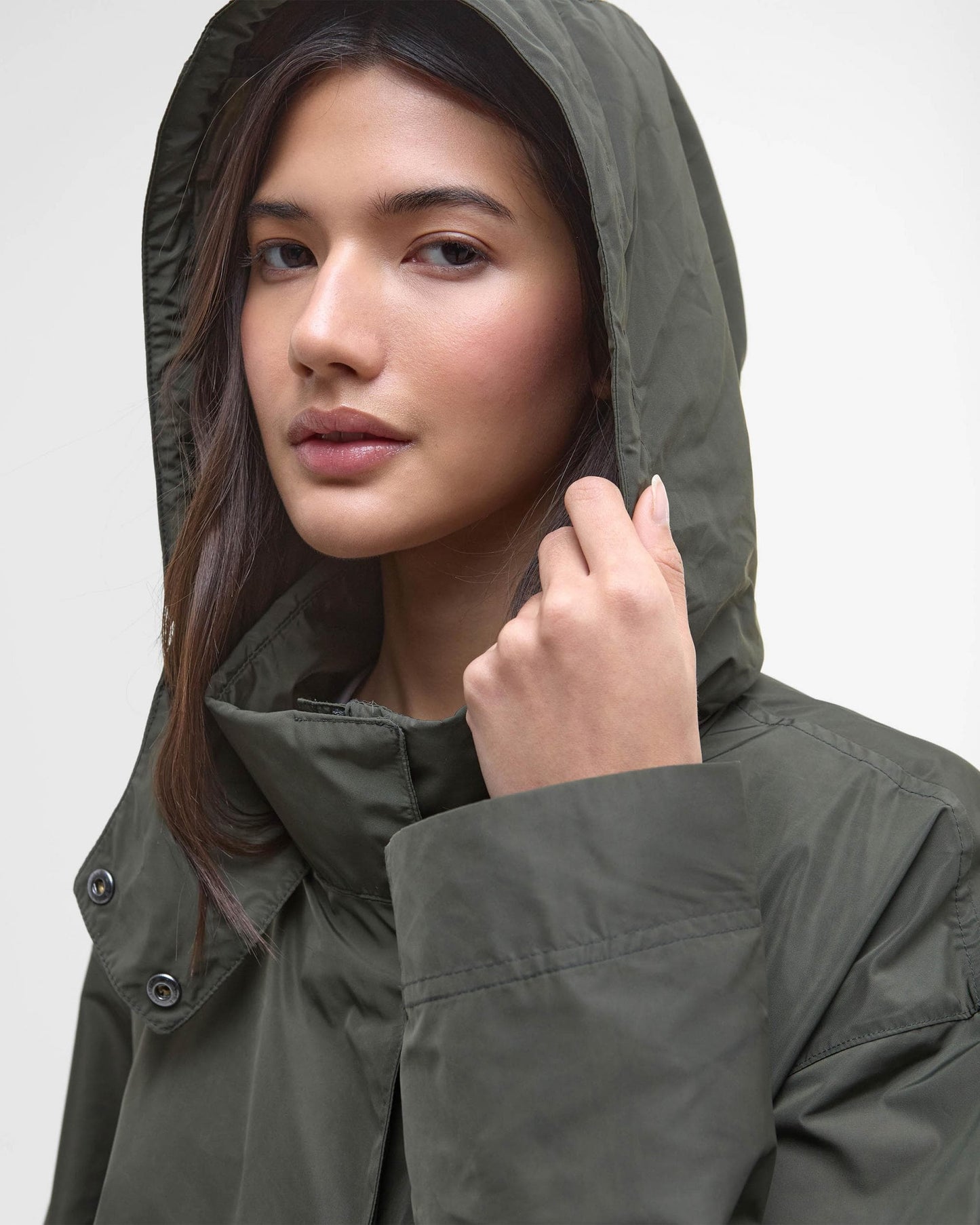 Barbour International Roxanna Womens Showerproof Jacket - Envy