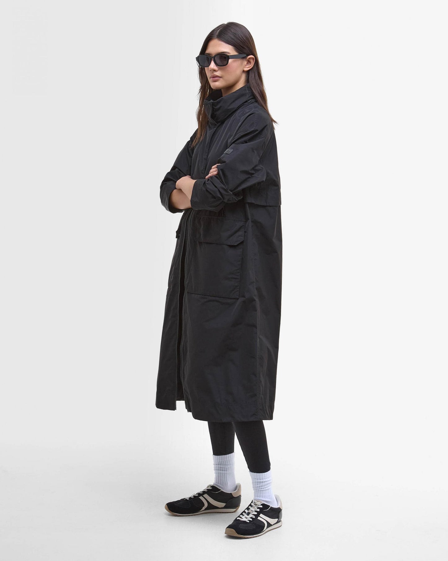 Barbour International Roxanna Womens Showerproof Jacket - Black