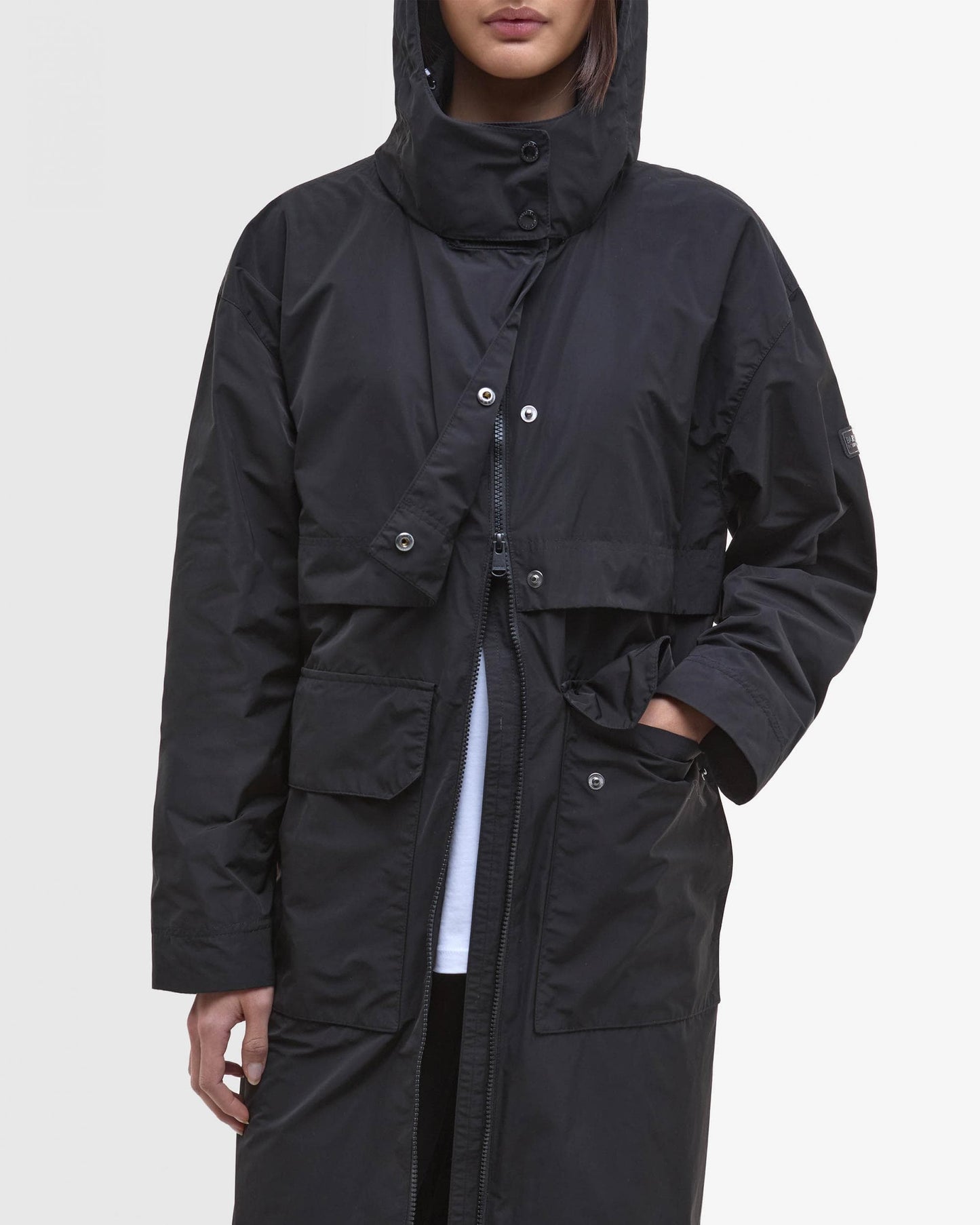 Barbour International Roxanna Womens Showerproof Jacket - Black