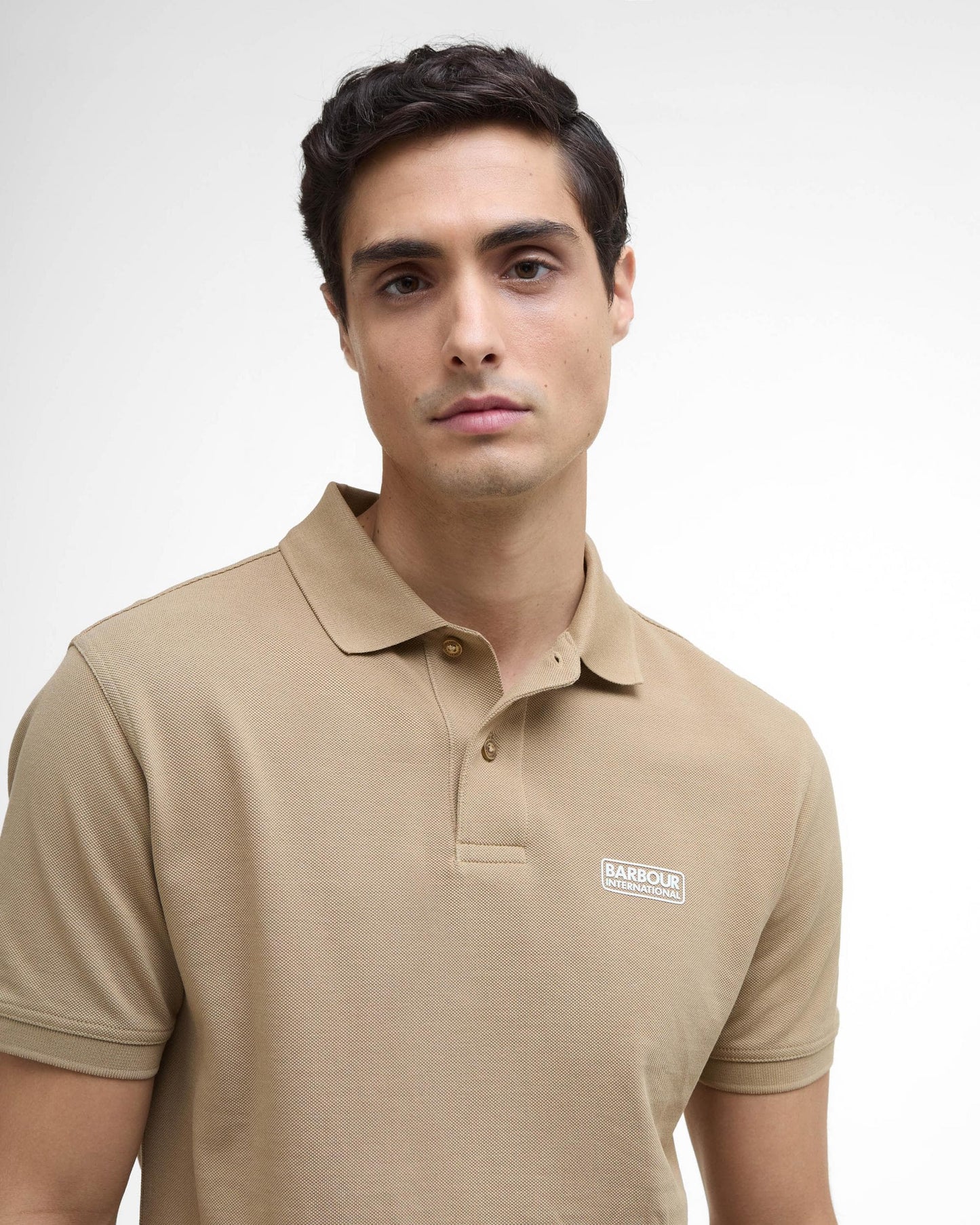 Barbour International Essential Short Sleeve Mens Polo - Trench