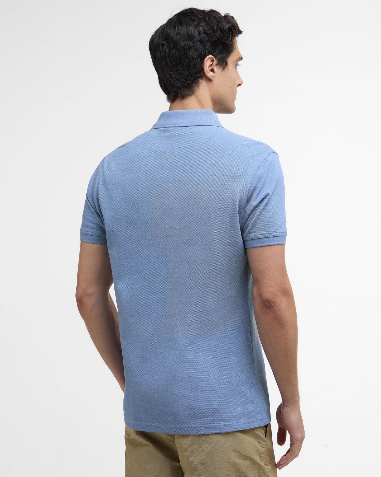 Barbour International Essential Short Sleeve Mens Polo - Manor Blue