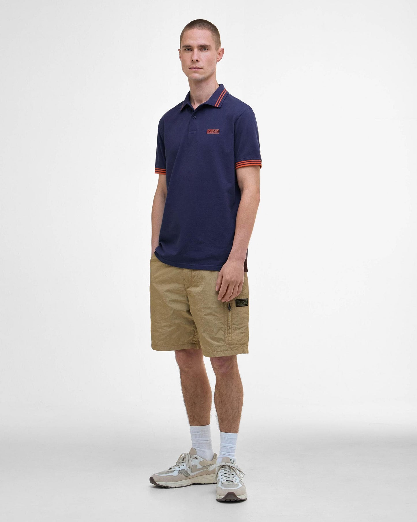 Barbour International Calibrated Mens Polo Shirt - Pigment Navy