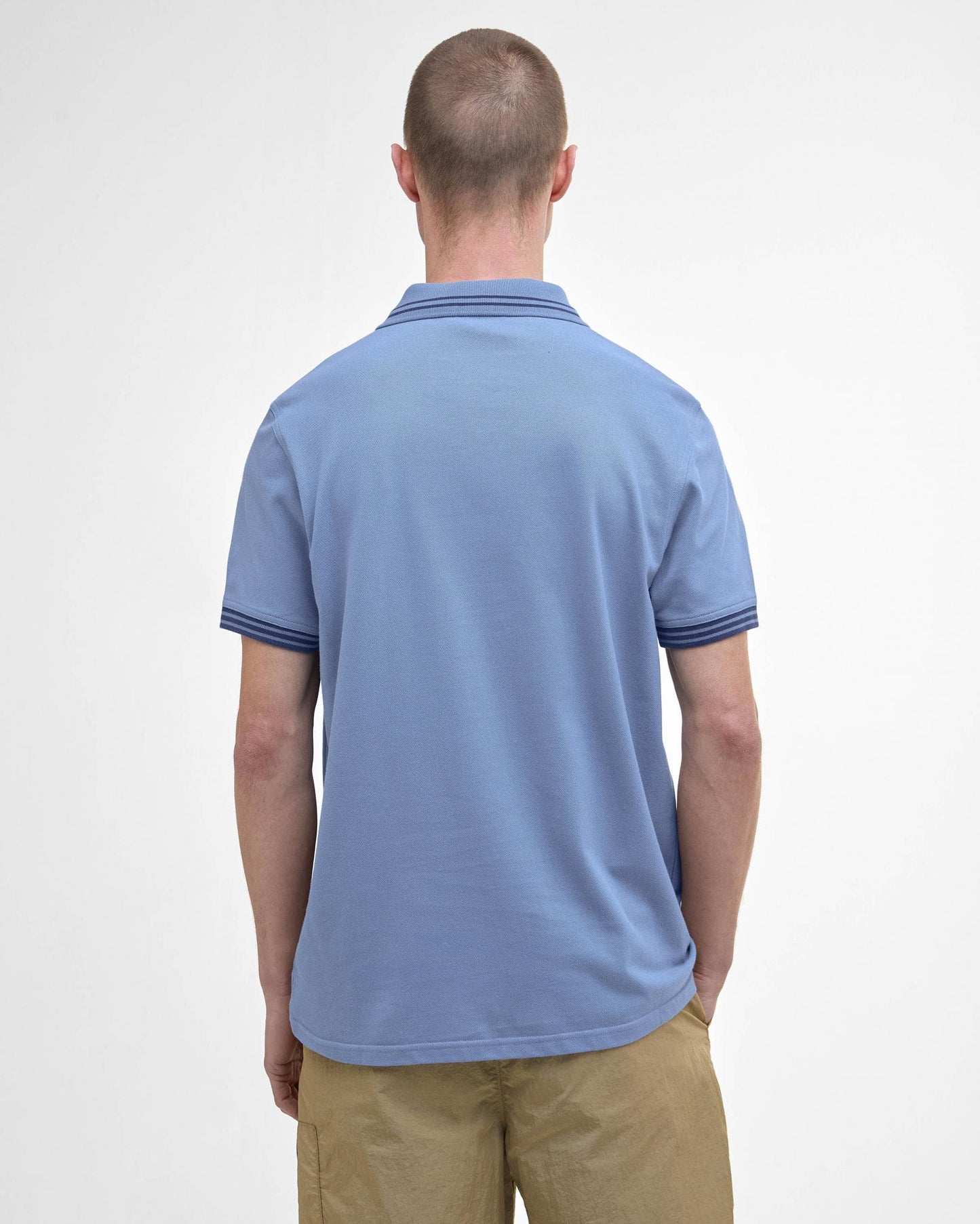 Barbour International Calibrated Mens Polo Shirt - Manor Blue