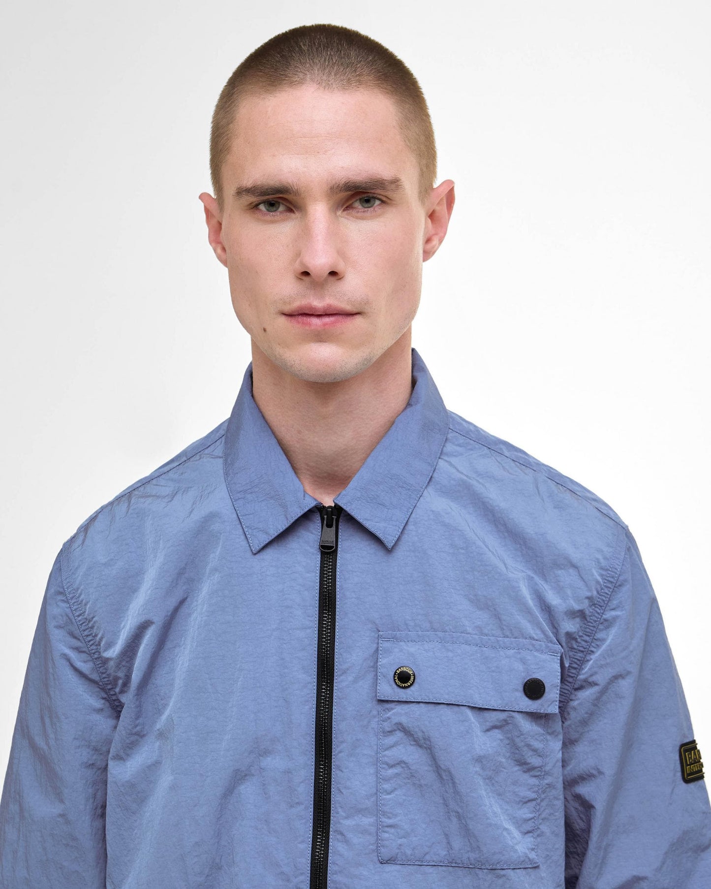 Barbour International Inline Mens Overshirt - Manor Blue