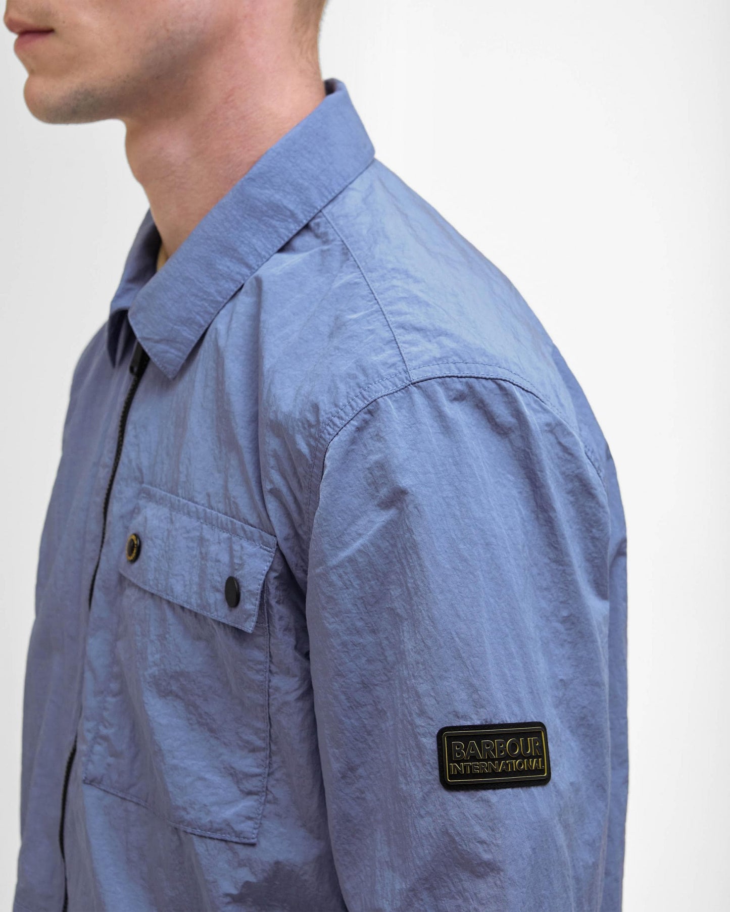 Barbour International Inline Mens Overshirt - Manor Blue