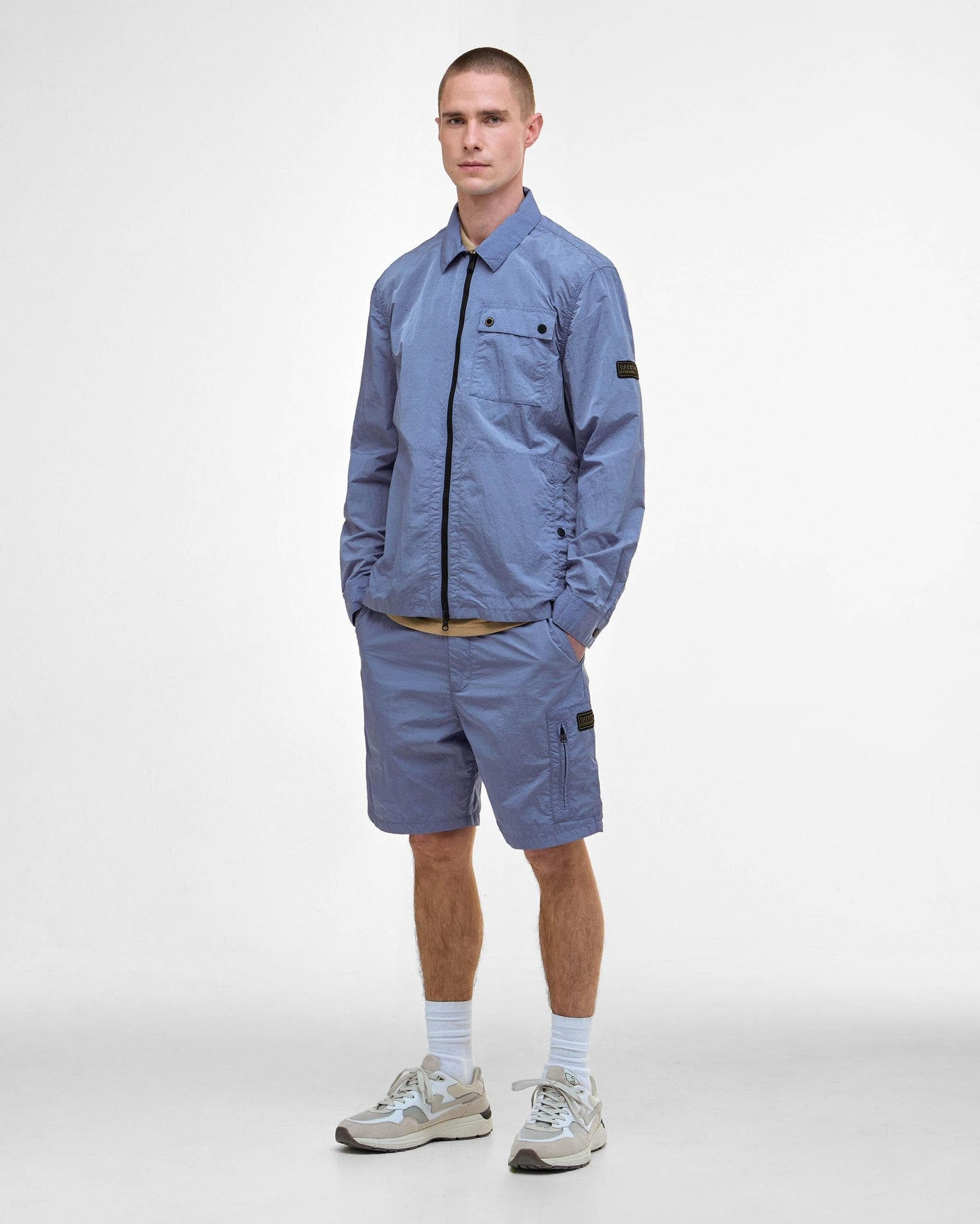 Barbour International Inline Mens Overshirt - Manor Blue