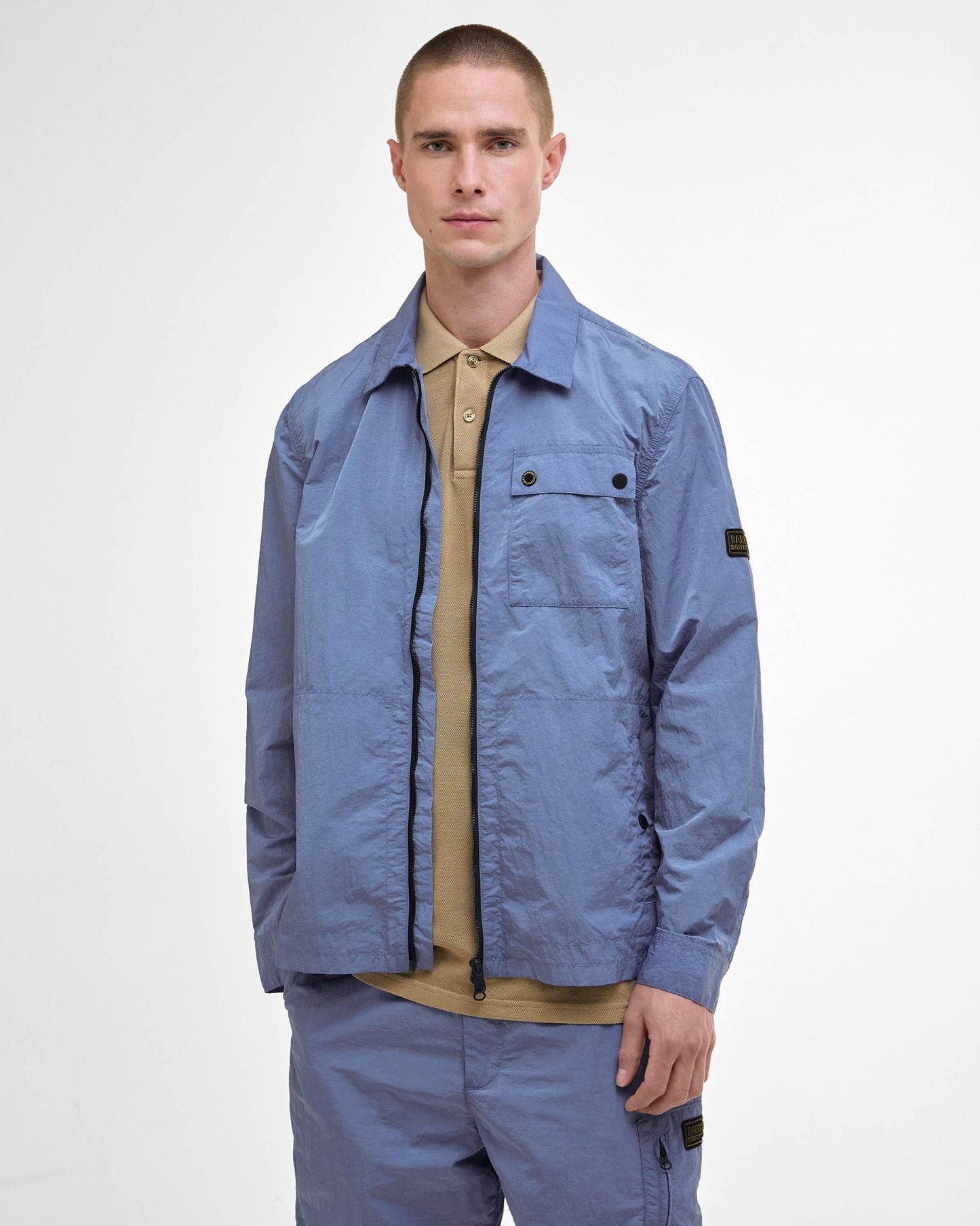 Barbour International Inline Mens Overshirt - Manor Blue