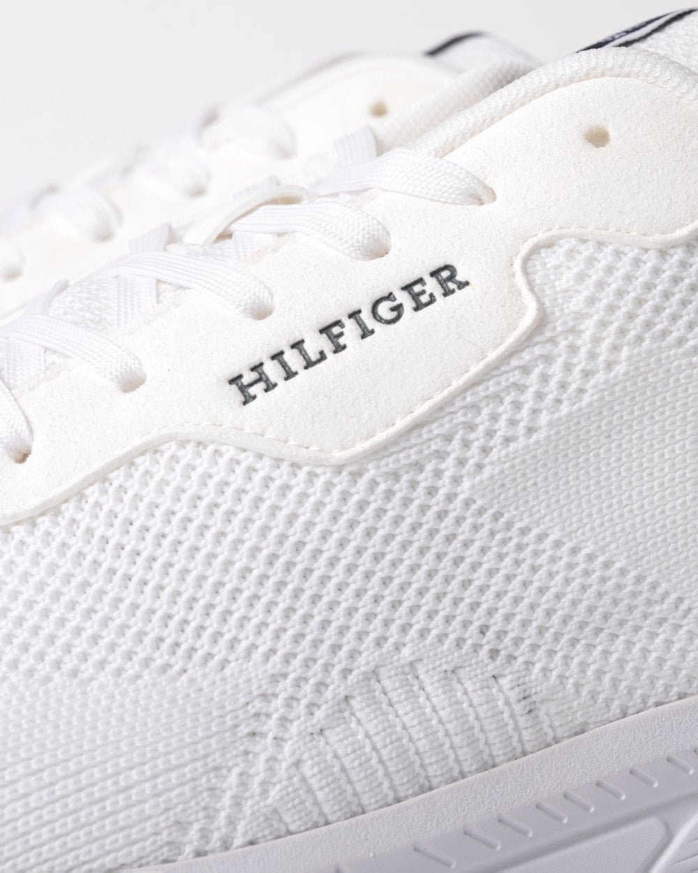 Tommy Hilfiger Light Weight Knit Mens Trainer - White