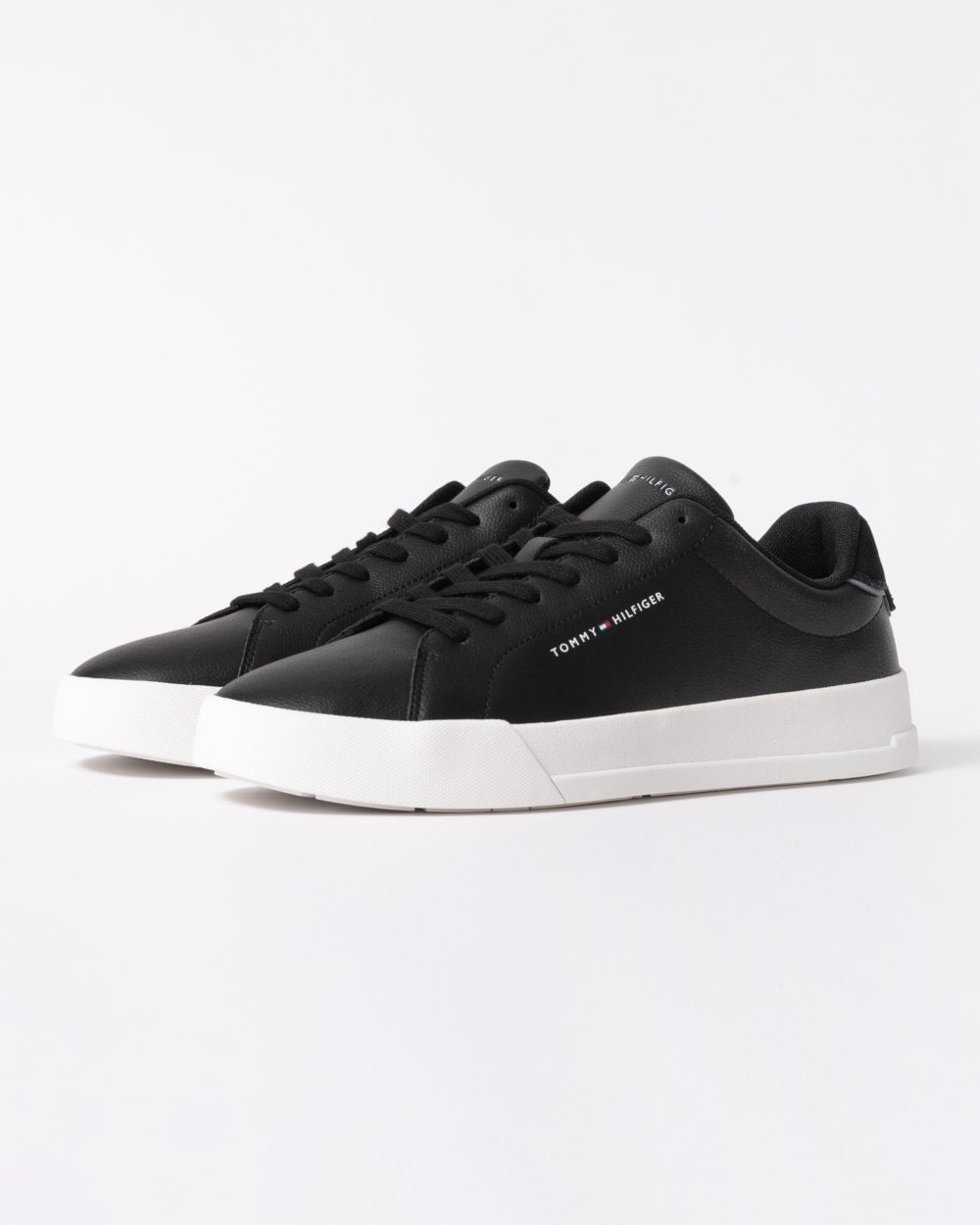 Tommy Hilfiger Court Leather Detailed Mens Trainer