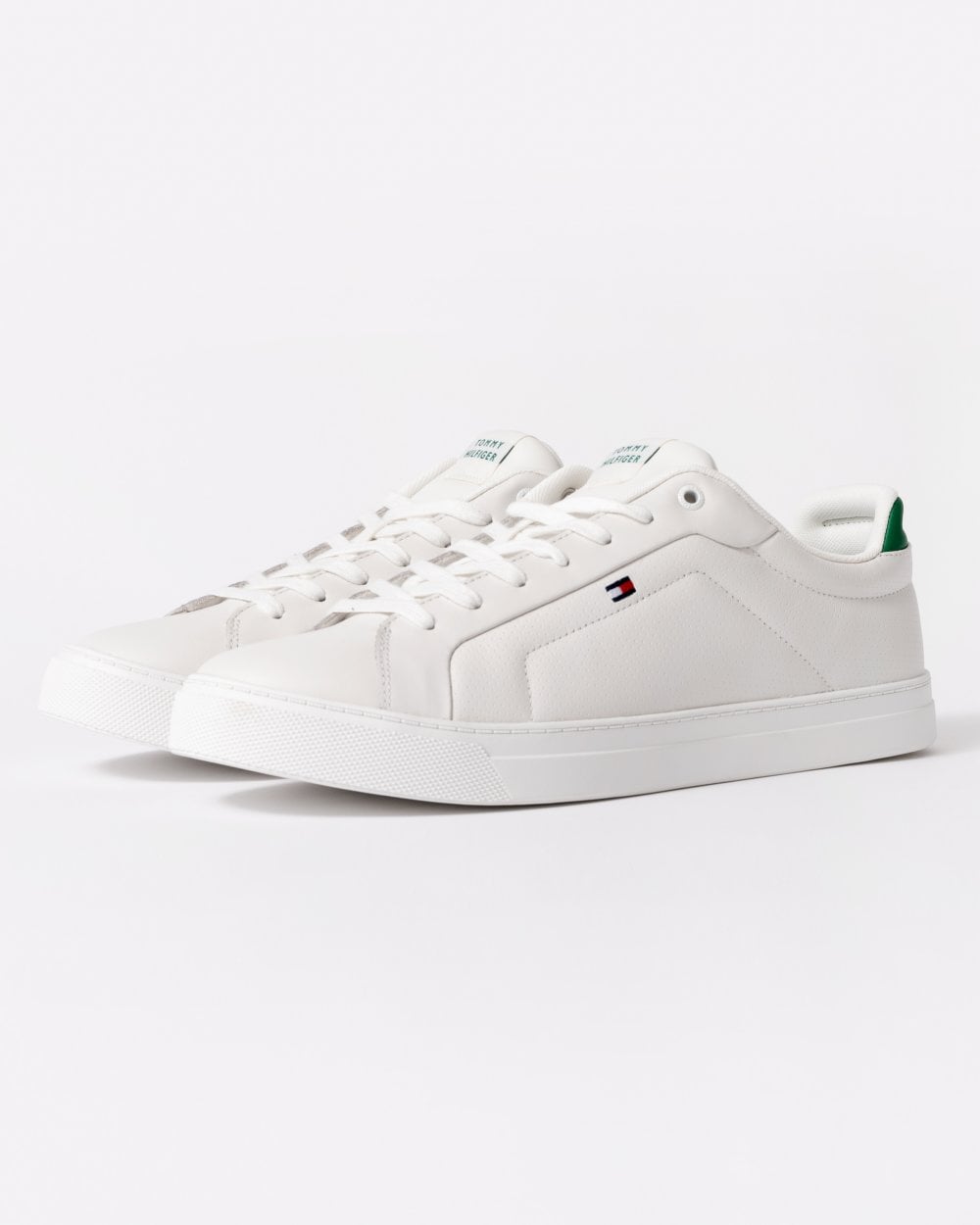 Tommy Hilfiger Icon Court Pin Perforated Mens Trainer