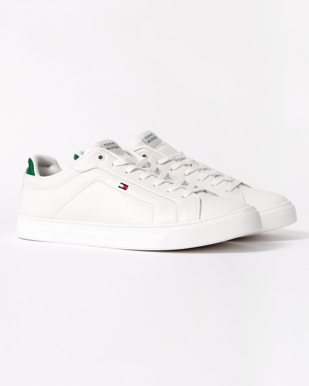 Tommy Hilfiger Icon Court Pin Perforated Mens Trainer