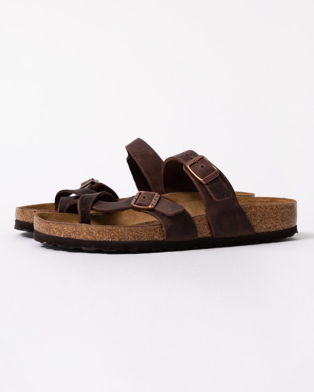 Birkenstock Mayari Oiled Nubuck Womens Sandals - Habana