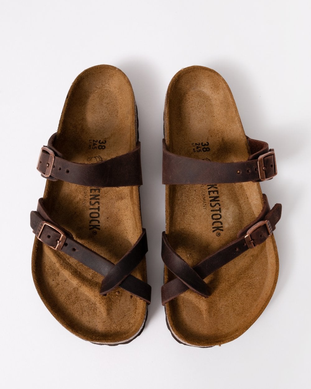 Birkenstock Mayari Oiled Nubuck Womens Sandals - Habana