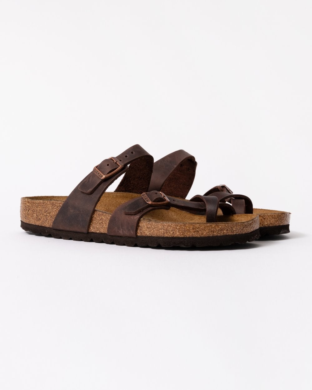 Birkenstock Mayari Oiled Nubuck Womens Sandals - Habana