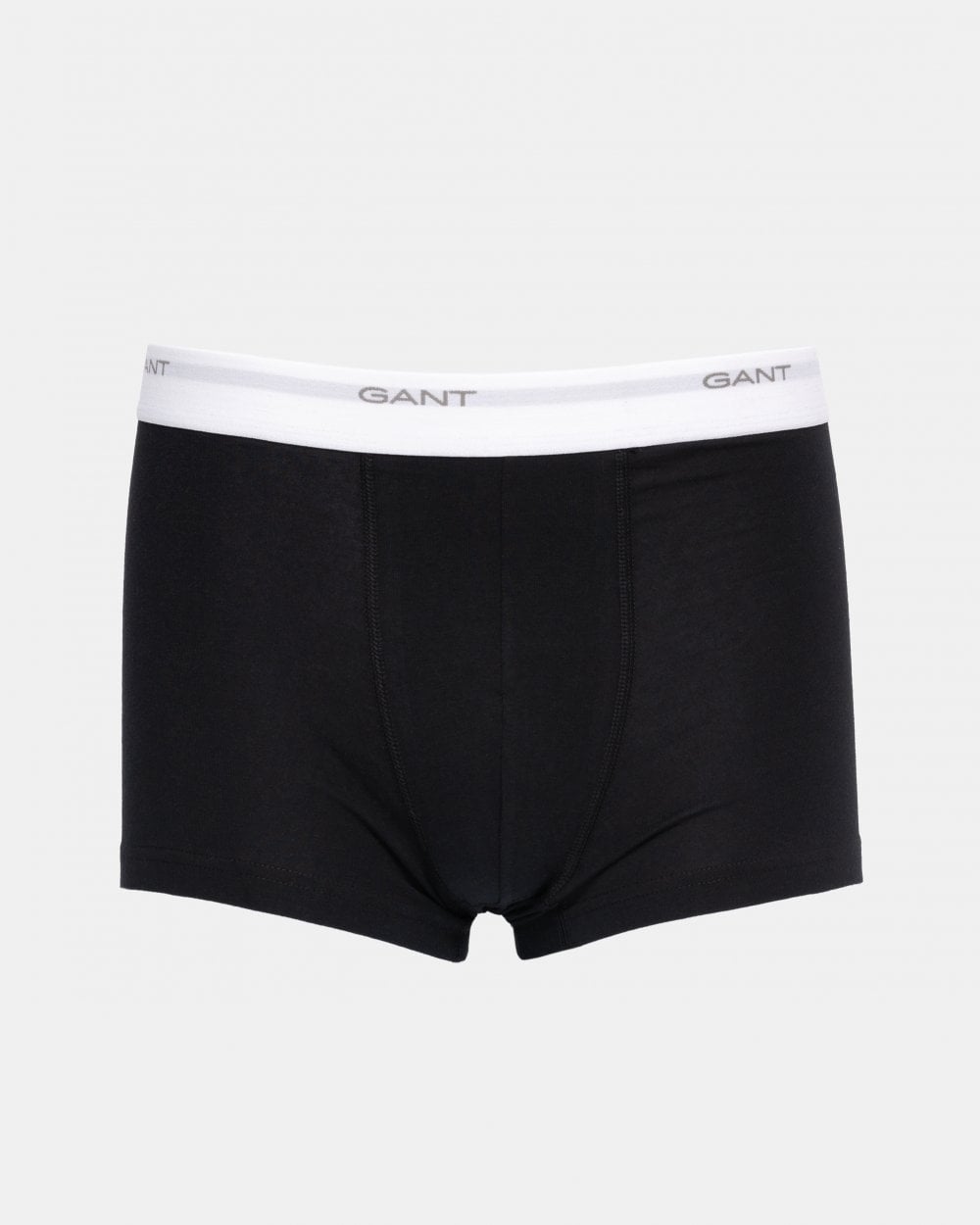 GANT 3-Pack Mens Core Trunks with Logo Waistband - 111 Black/White
