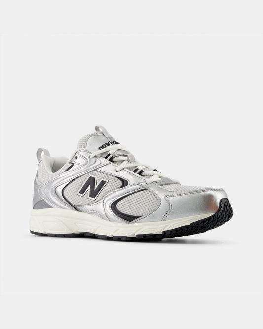 New Balance 408 Unisex Trainers - Silver Metalic