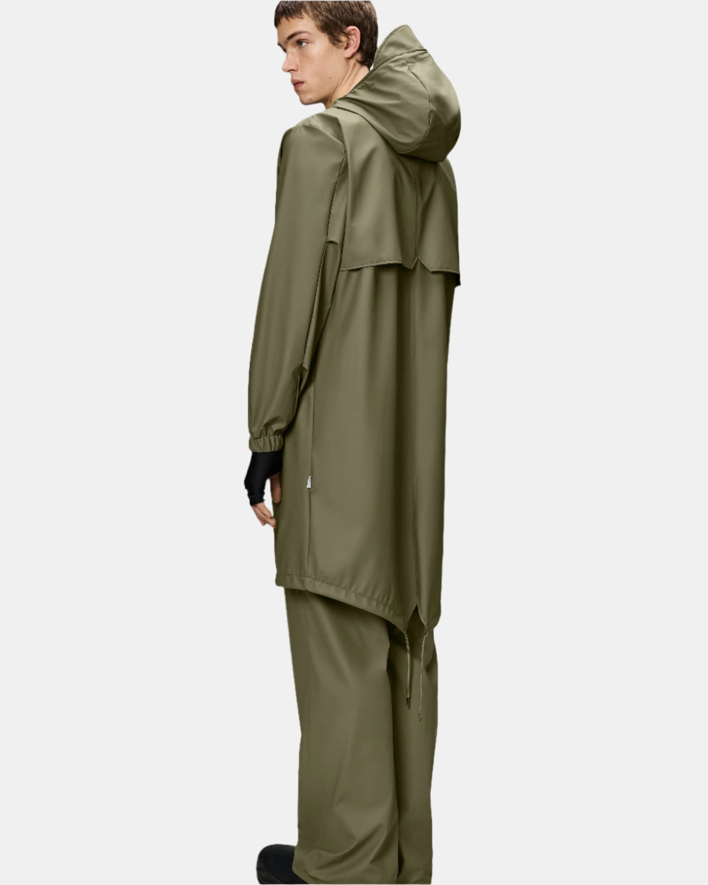 Rains Unisex Fishtail Parka - 134 Marsh