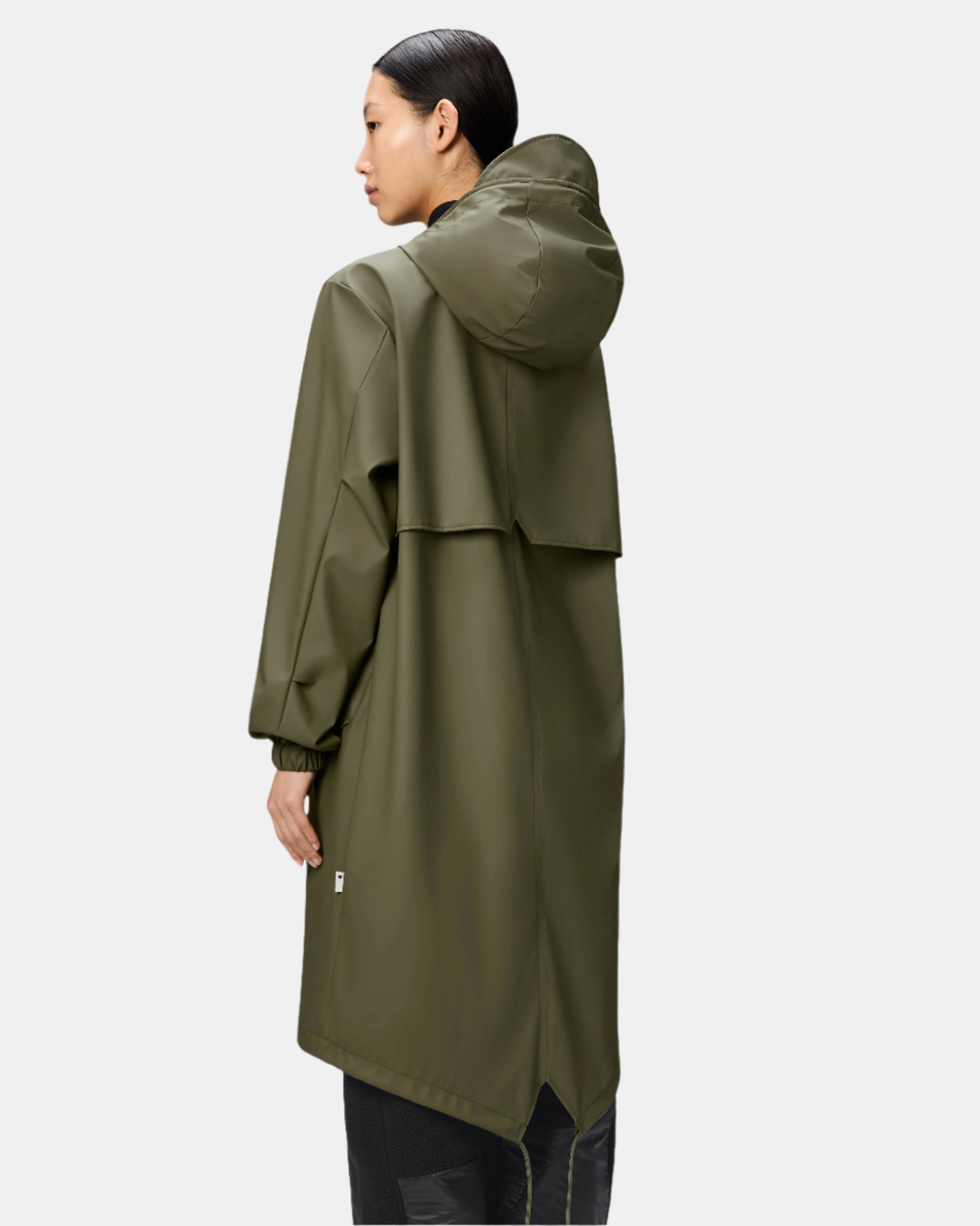 Rains Unisex Fishtail Parka - 134 Marsh