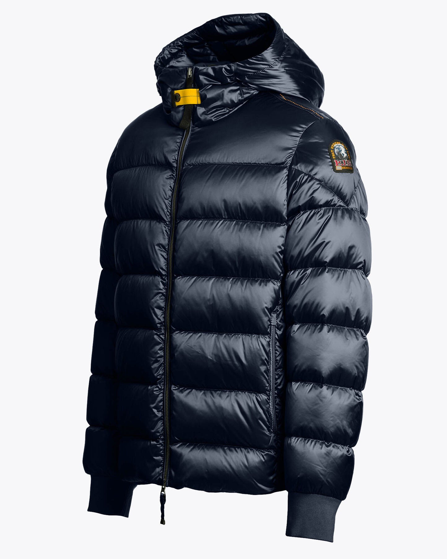 Parajumpers Pharrell Mens Hooded Down Bomber - Blue Navy 316