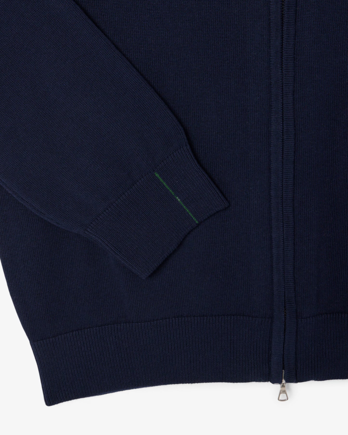 Lacoste High Neck Zipped Cotton Mens Sweater - Navy Blue 166