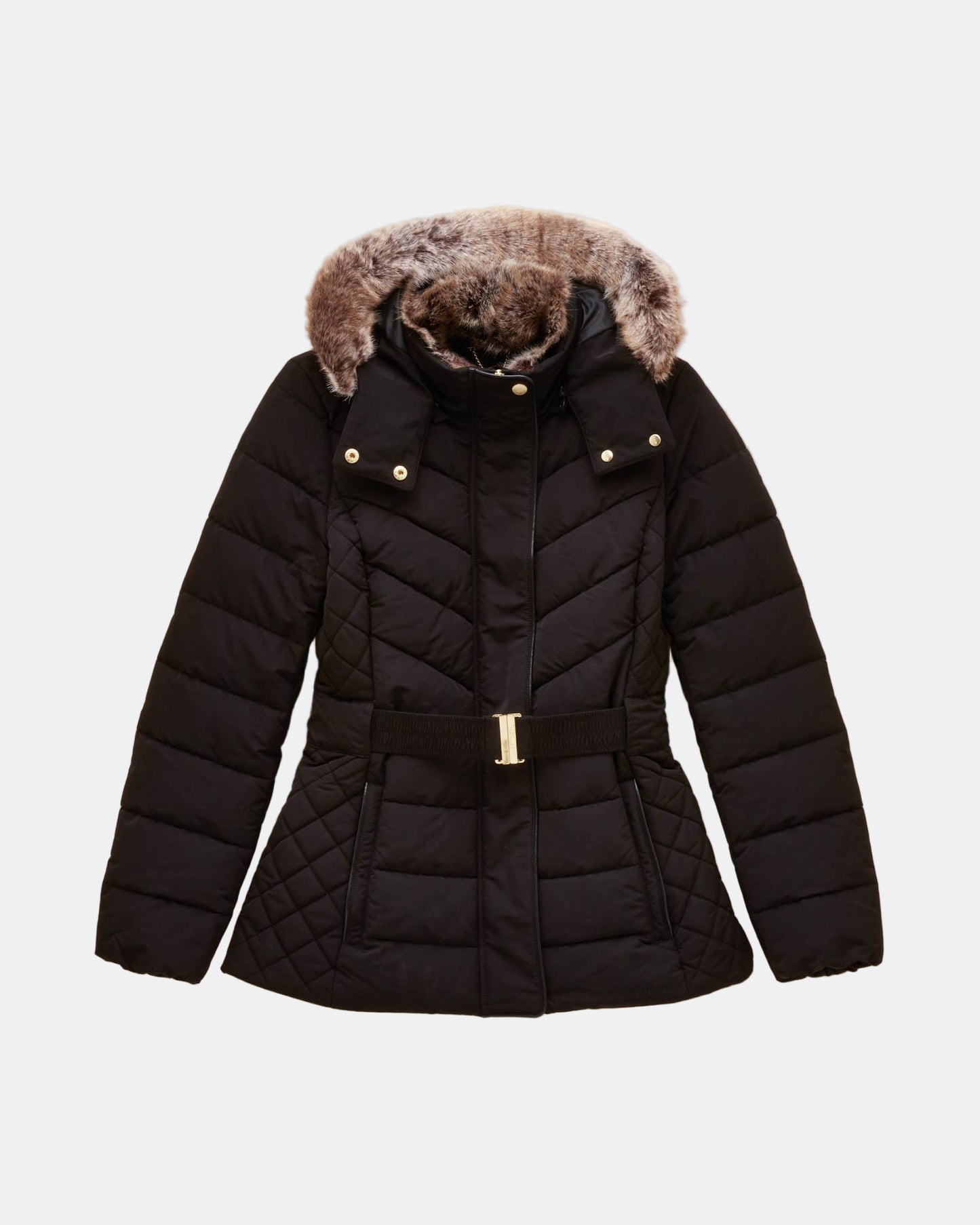 Joules Aspen Womens Parka - Black