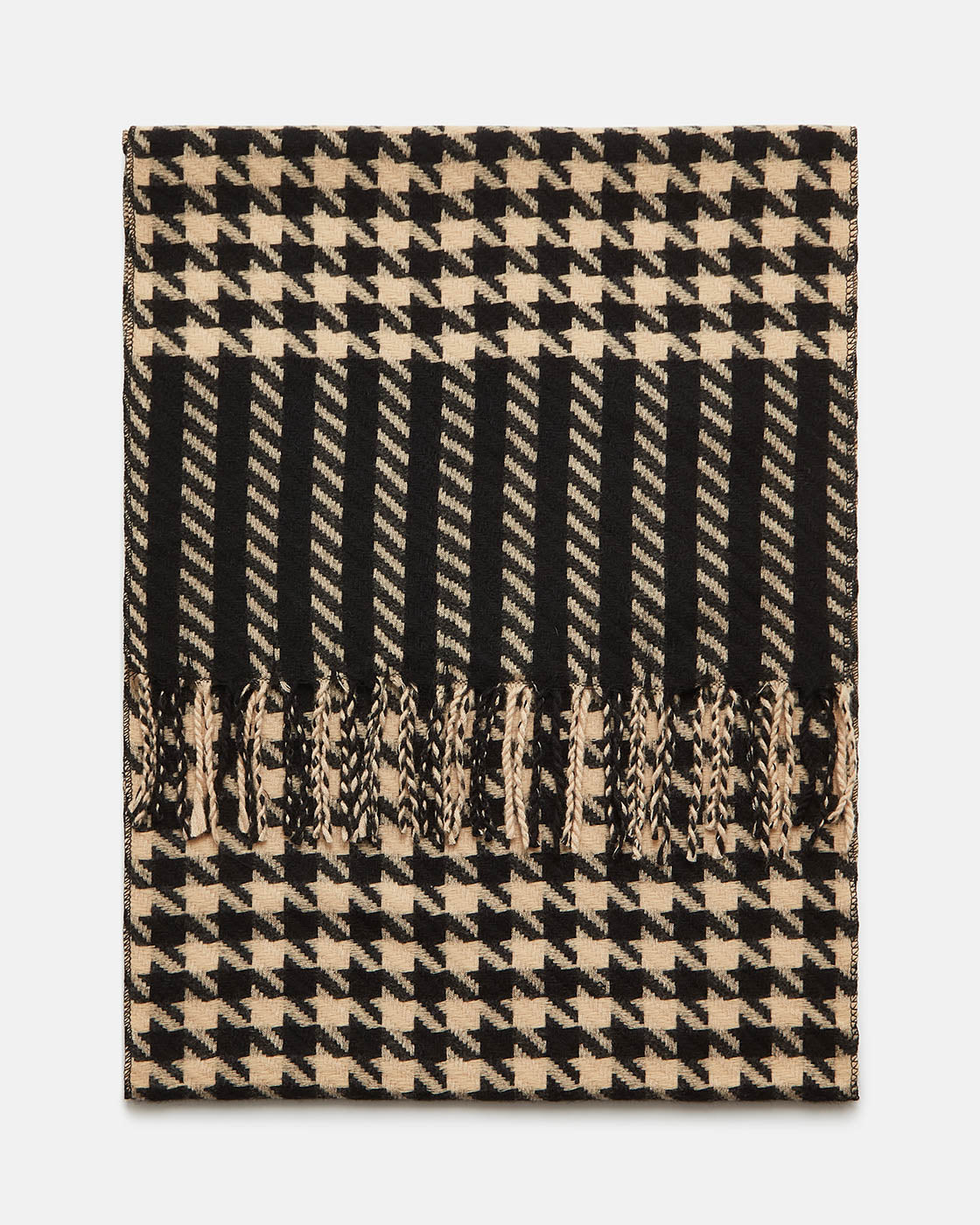 Joules Langtree Womens Scarf - Black/Tan