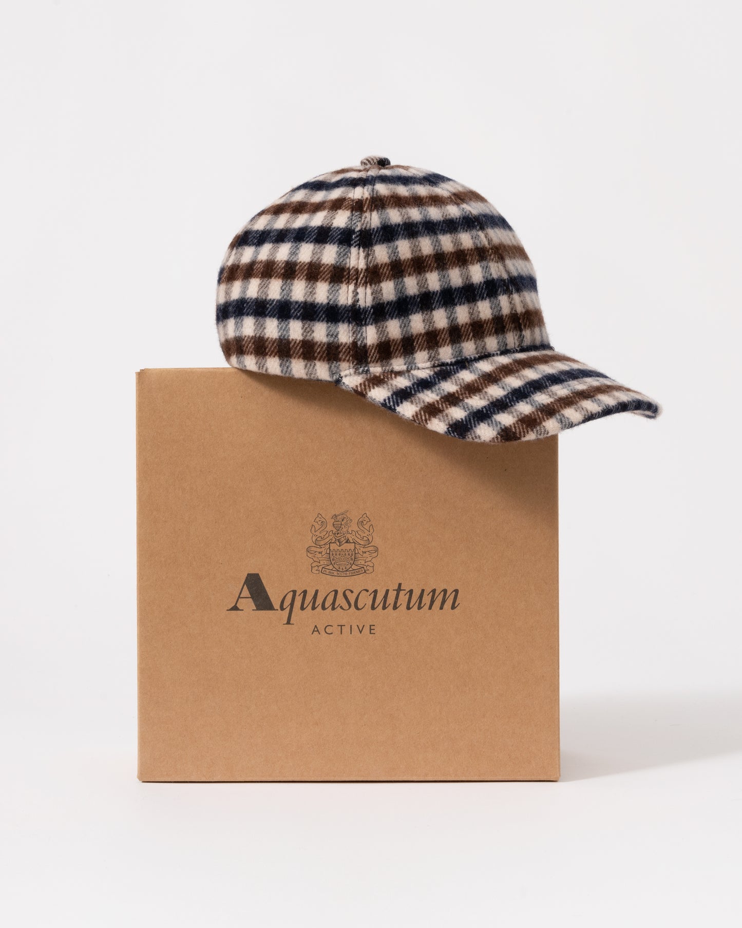 Aquascutum Club Check Baseball Cap - Club Check 28