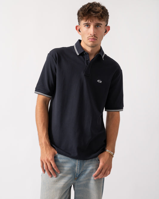 Armani Exchange Mens Polo Shirt XM001287-AF17321 - Deep Navy UB101