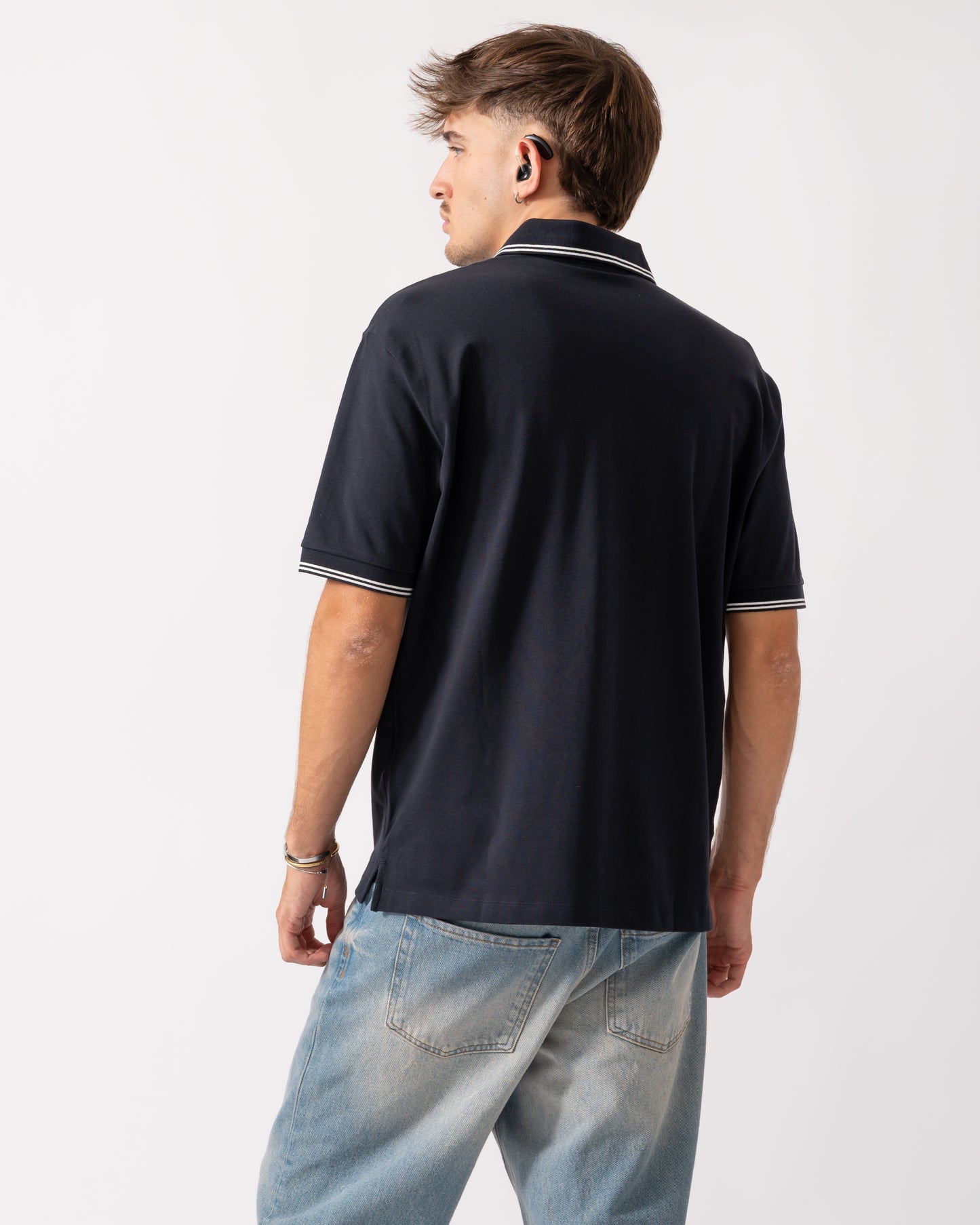 Armani Exchange Mens Polo Shirt XM001287-AF17321 - Deep Navy UB101
