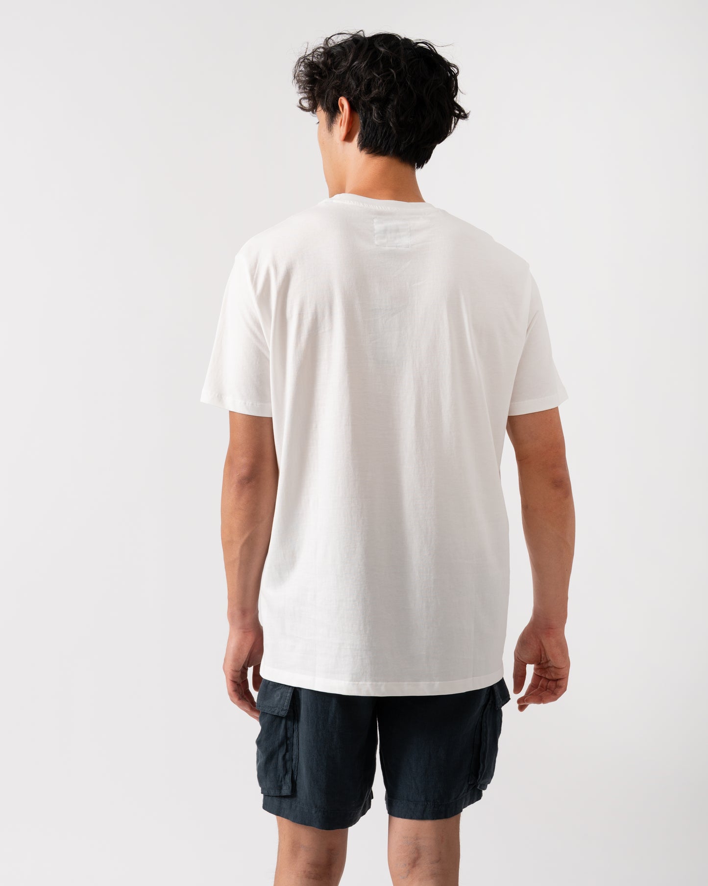 Armani Exchange Mens T-Shirt XM000365-AF12308 - Off White U0009