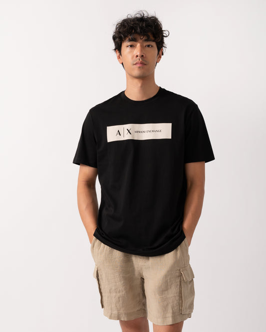 Armani Exchange Mens T-Shirt XM001425-AF10361 - Black UC001
