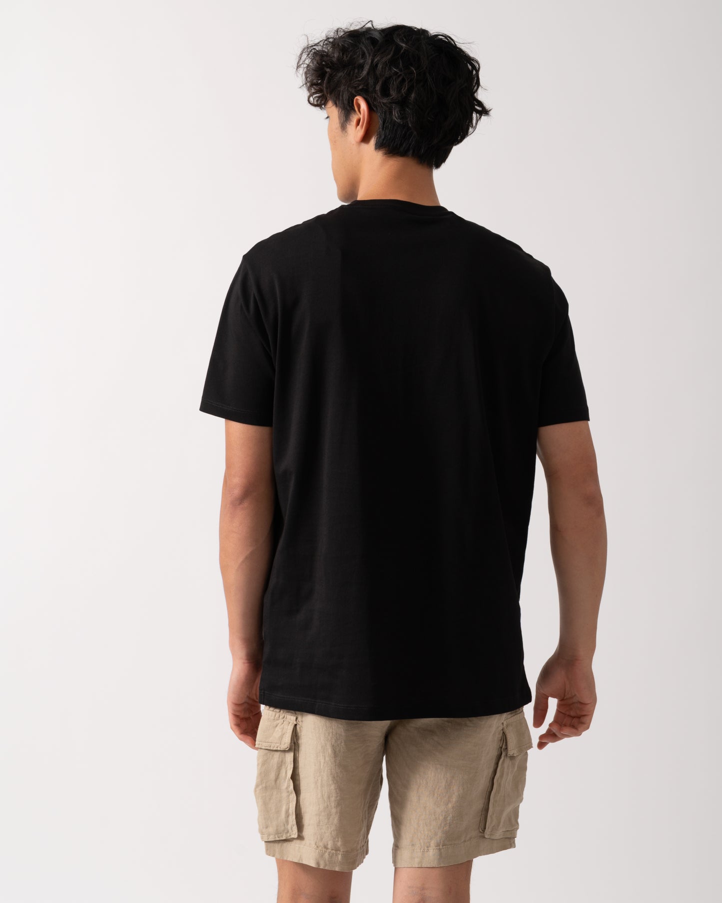 Armani Exchange Mens T-Shirt XM001425-AF10361 - Black UC001